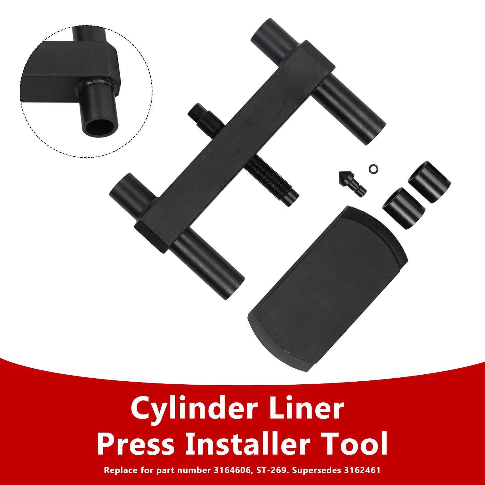 Cylinder Liner Press Installer Tool 3164606 Pour Cummins ISX X15 Liner Press