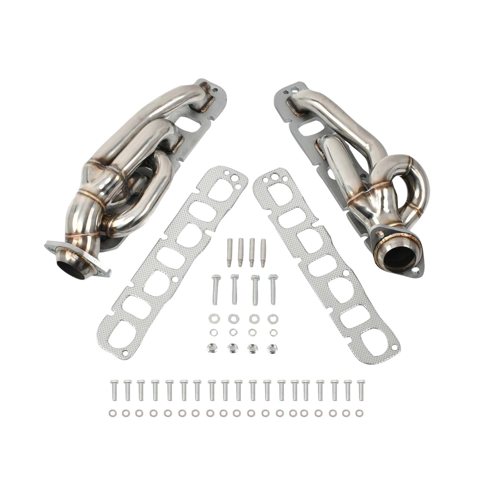 Steel Exhaust Manifold Header Pour Dodge Ram 1500 2009-2018 5.7L 1-5/8"