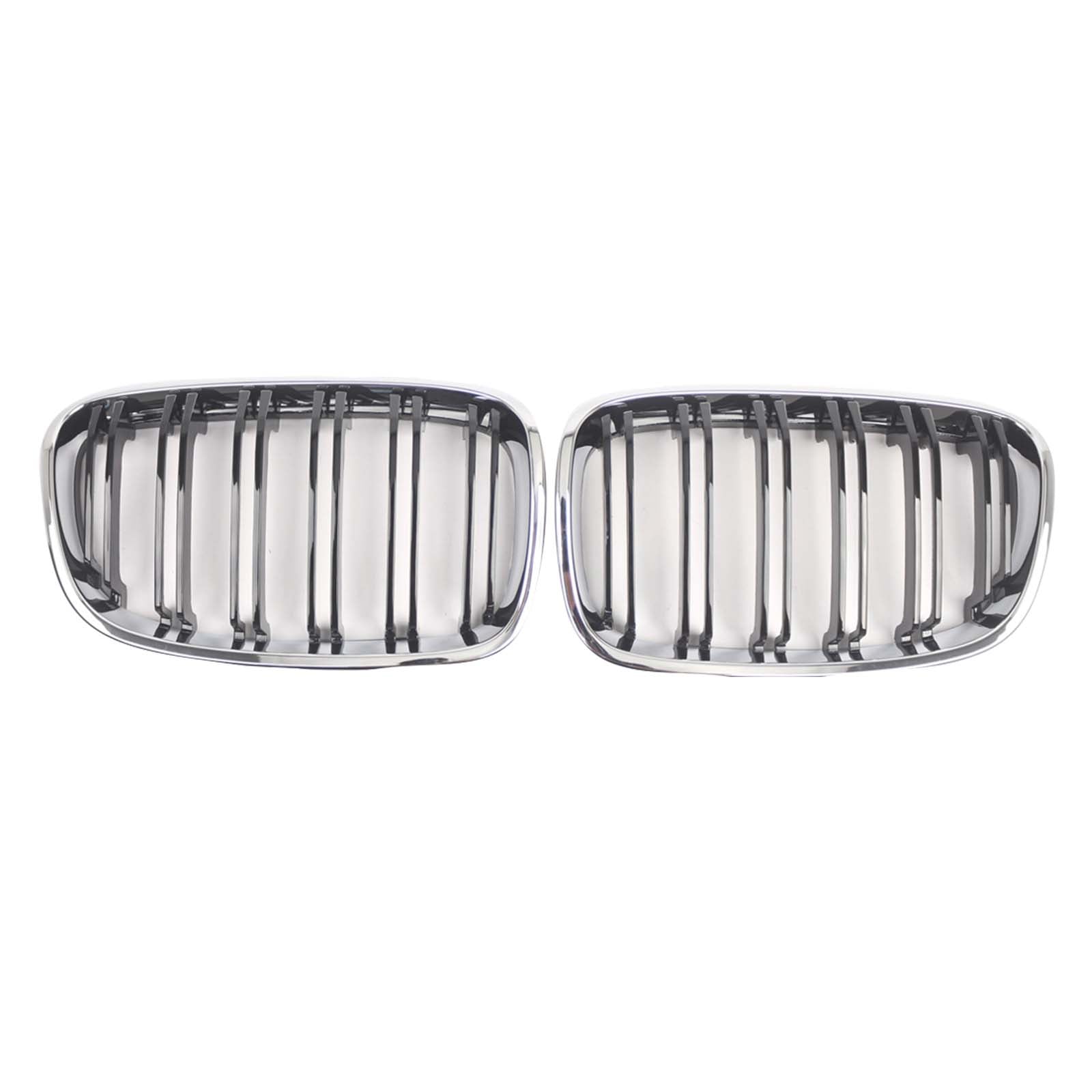 2PCS Front Bumper Kidney Grille Grill Pour BMW 1 Series F20 F21 2012-2014