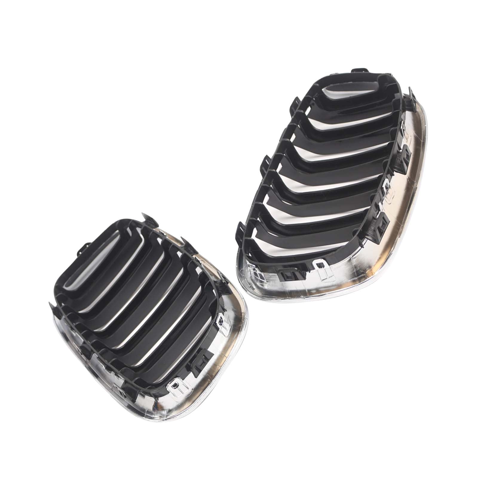2PCS Front Bumper Kidney Grille Grill Pour BMW 1 Series F20 F21 2012-2014