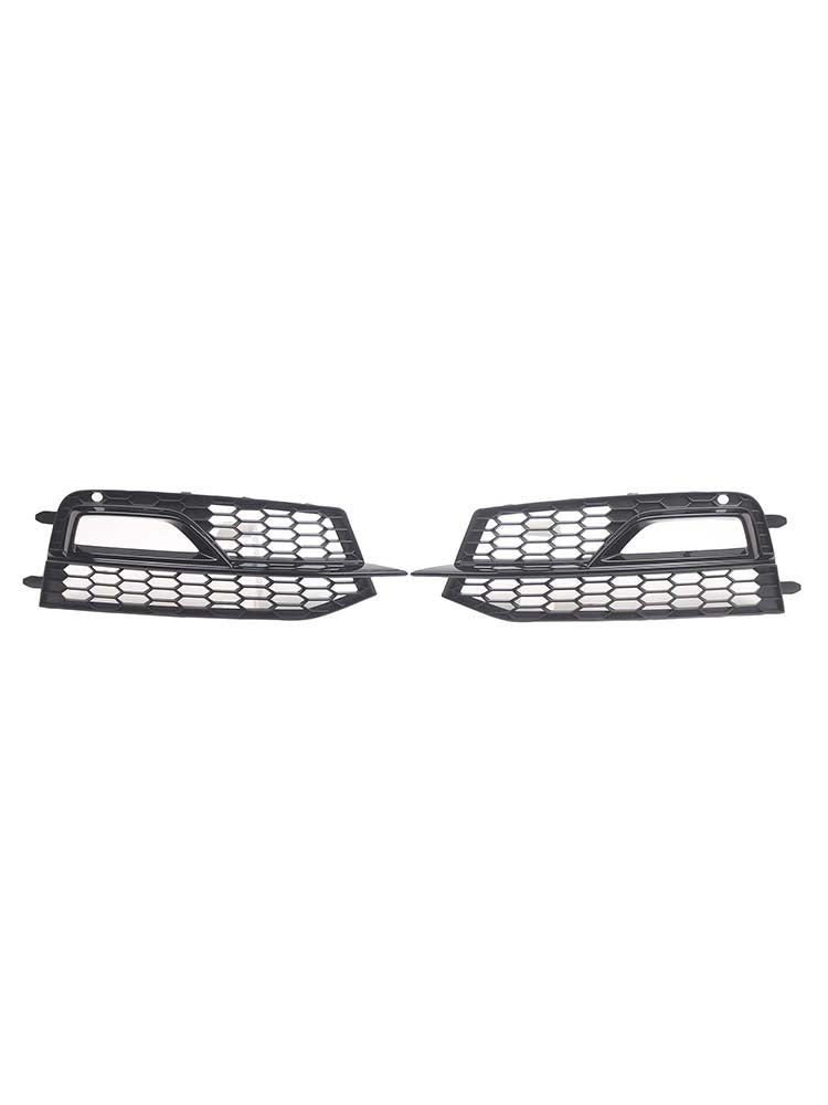 Black Front Fog Lamp Grill Pour Audi A5 S-Line Sport Edition Bumper 2013-2016