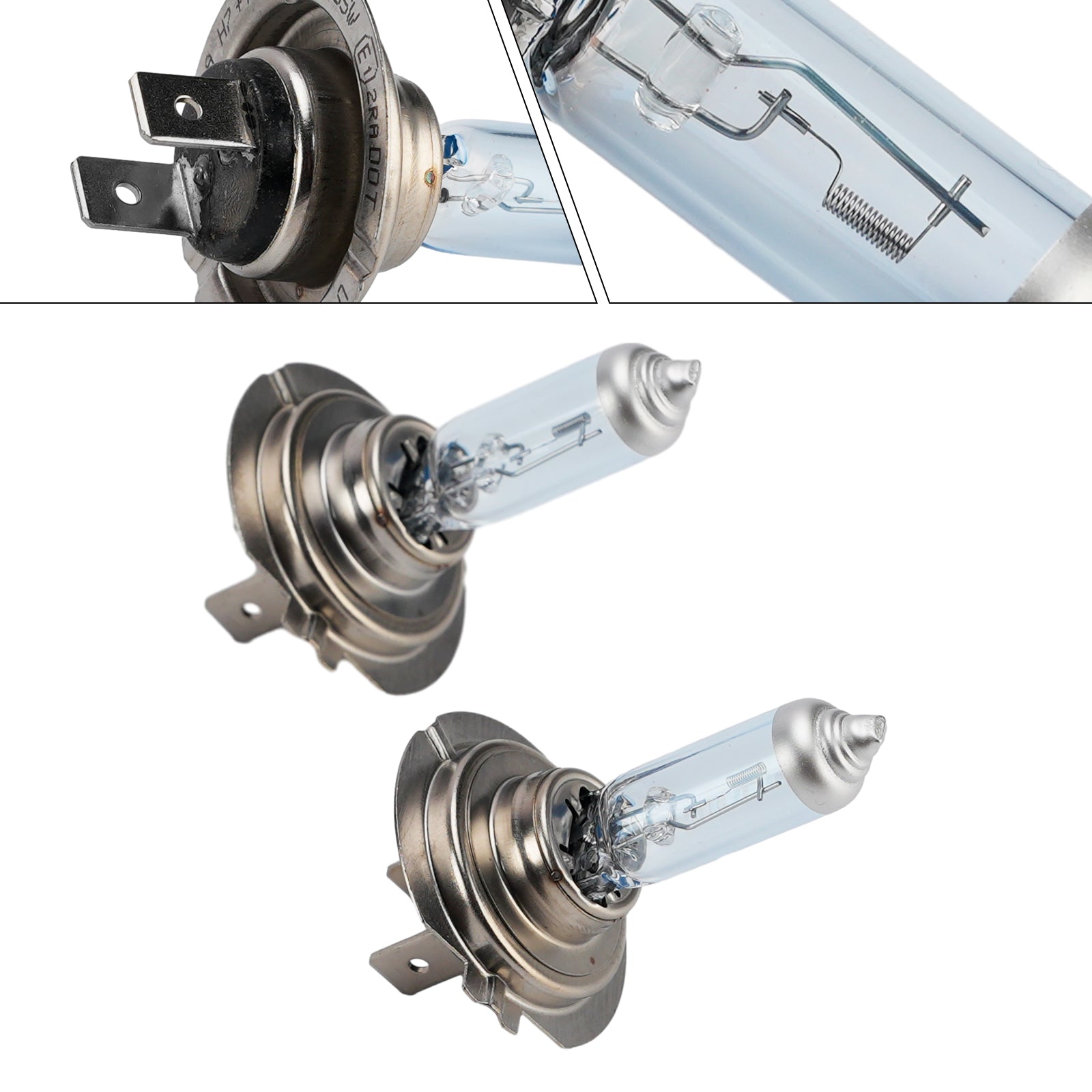 Ampoule Phare Halogène Améliorée Voiture H7 12V 55W Pour HELLA 8GH 178 560-653
