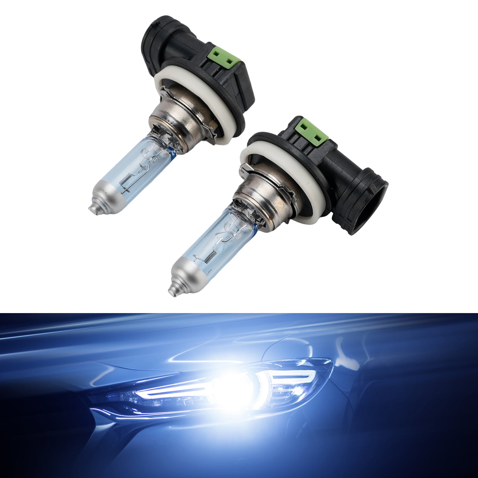 Ampoule Phare Halogène Améliorée Voiture H11 12V 55W Pour HELLA 8GH 211 730-283