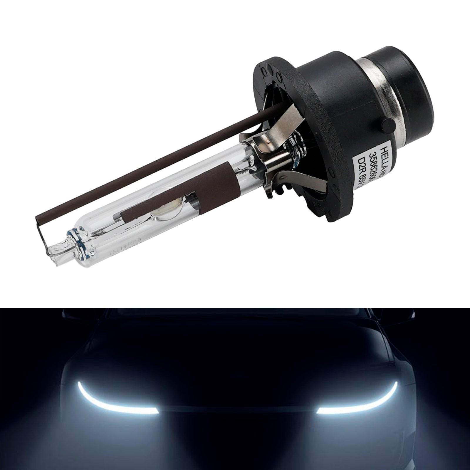 Ampoule Phare Xénon HID Voiture D2R 85V 35W 4300K Pour HELLA 8GS 358626061