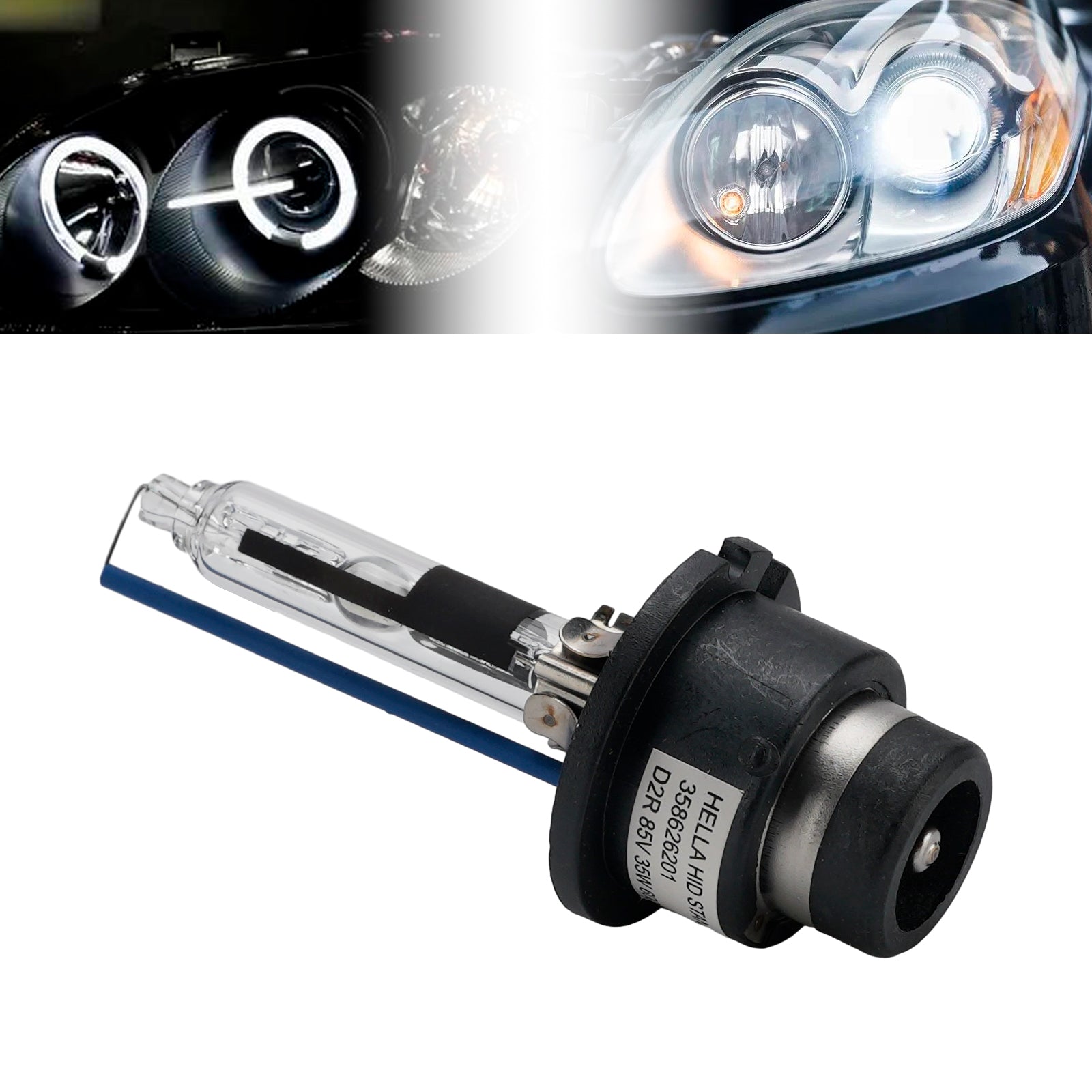 Ampoule Phare Xénon HID Voiture D2R 85V 35W 6000K Pour HELLA 8GS 358626201