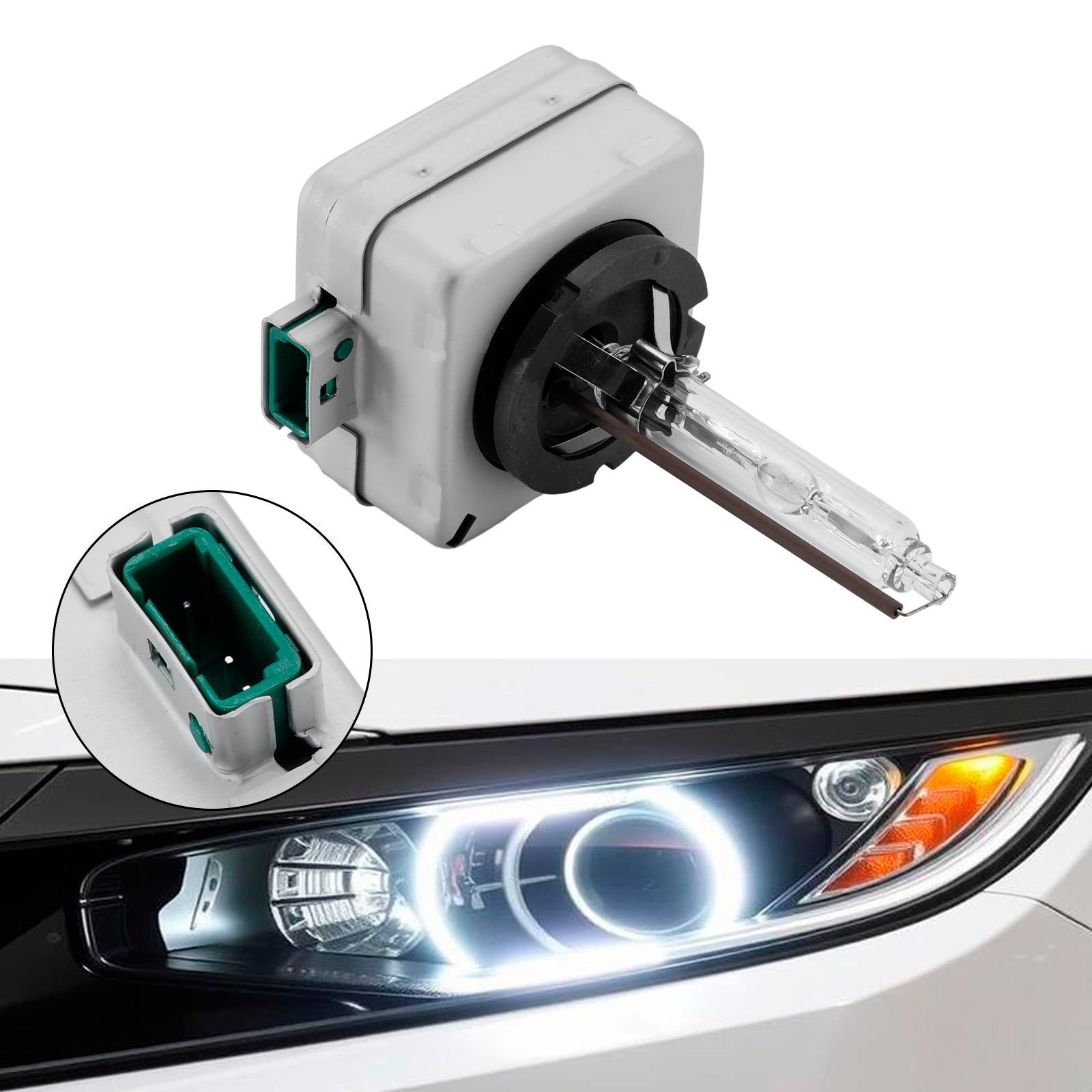 Ampoule Phare Xénon HID Voiture D3S 42V 35W 5000K Pour HELLA 358626091