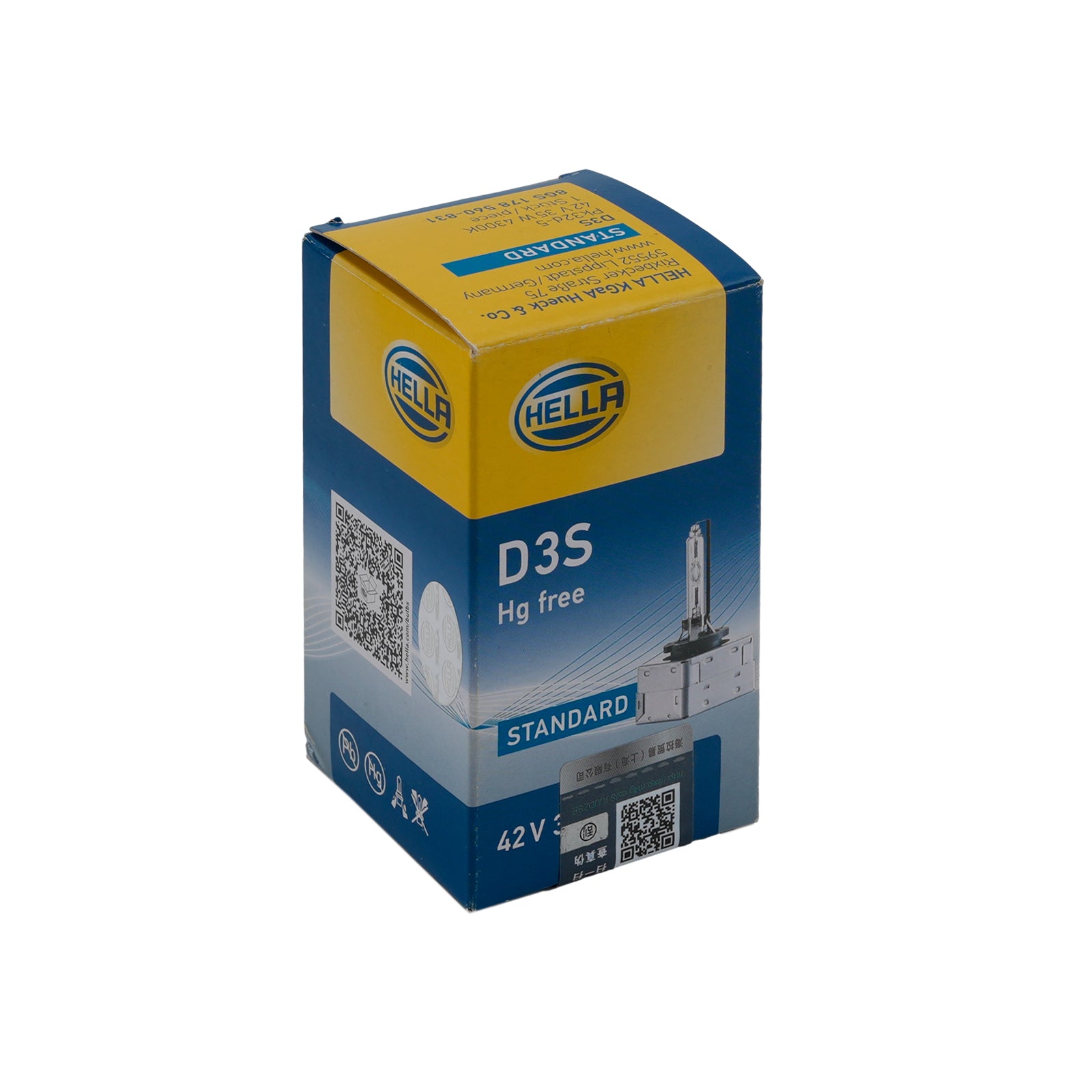 Auto-HID-Xenon-Scheinwerferlampe D3S 42V 35W 4300K Für HELLA 8GS 178 560-831