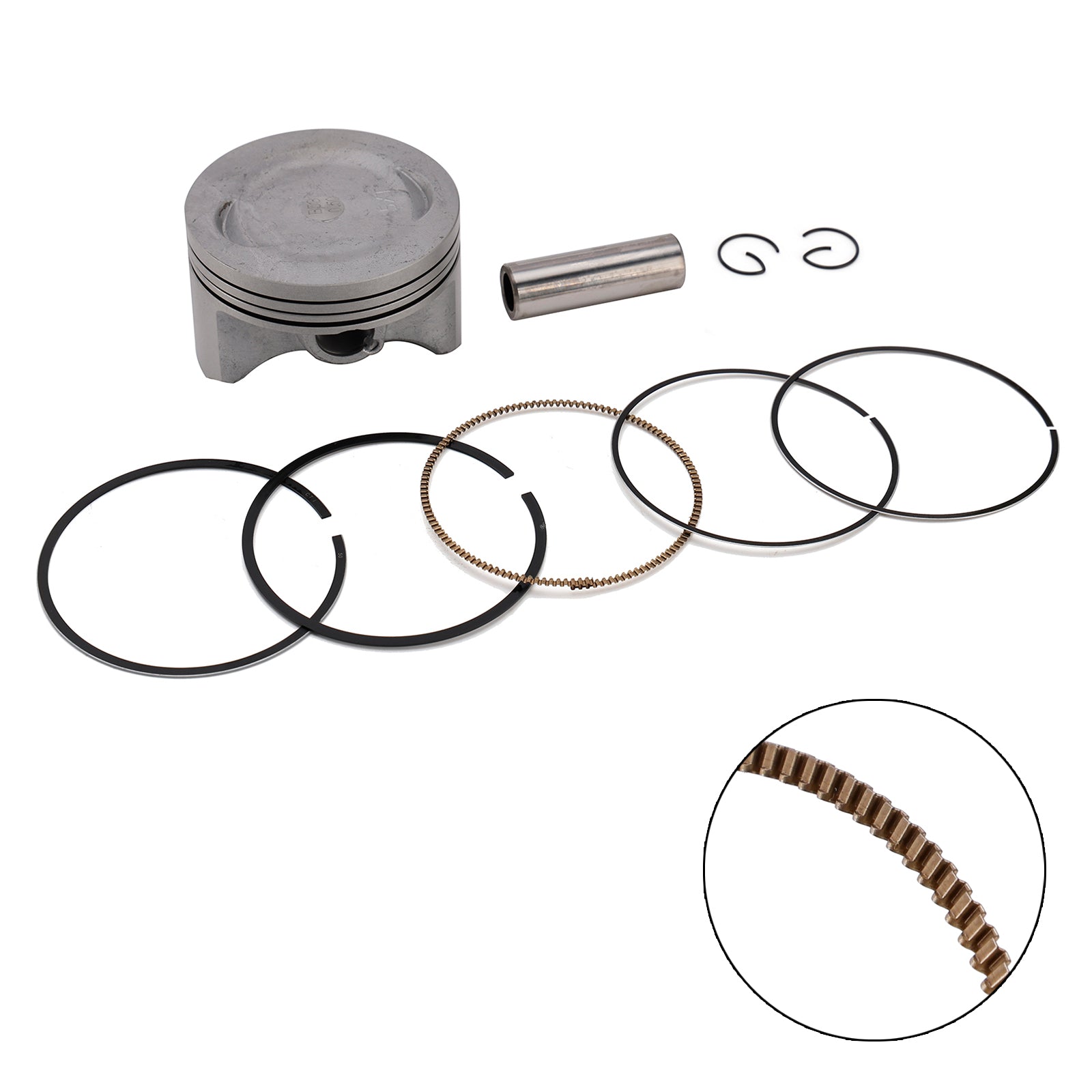 Kit De Segments Piston 74.5Mm 5Xt-11631-00 Pour Yamaha Xg250 Tricker 04-07 Xt250