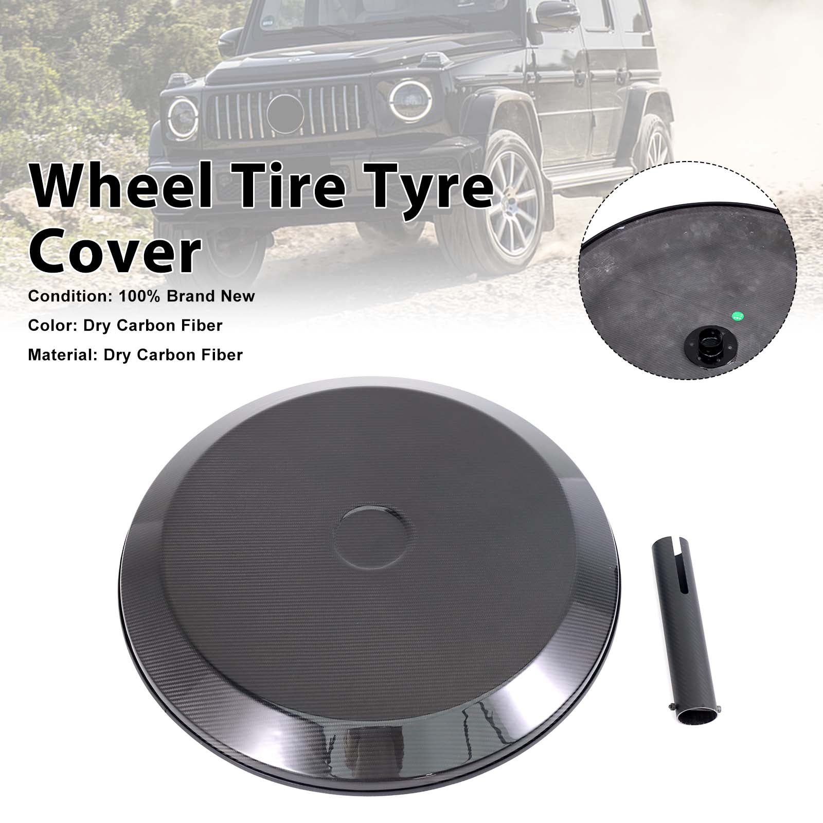 Spare Tire Tyre waterproof Cover Wheel Protector Pour Benz W463A W464 W465 2019+
