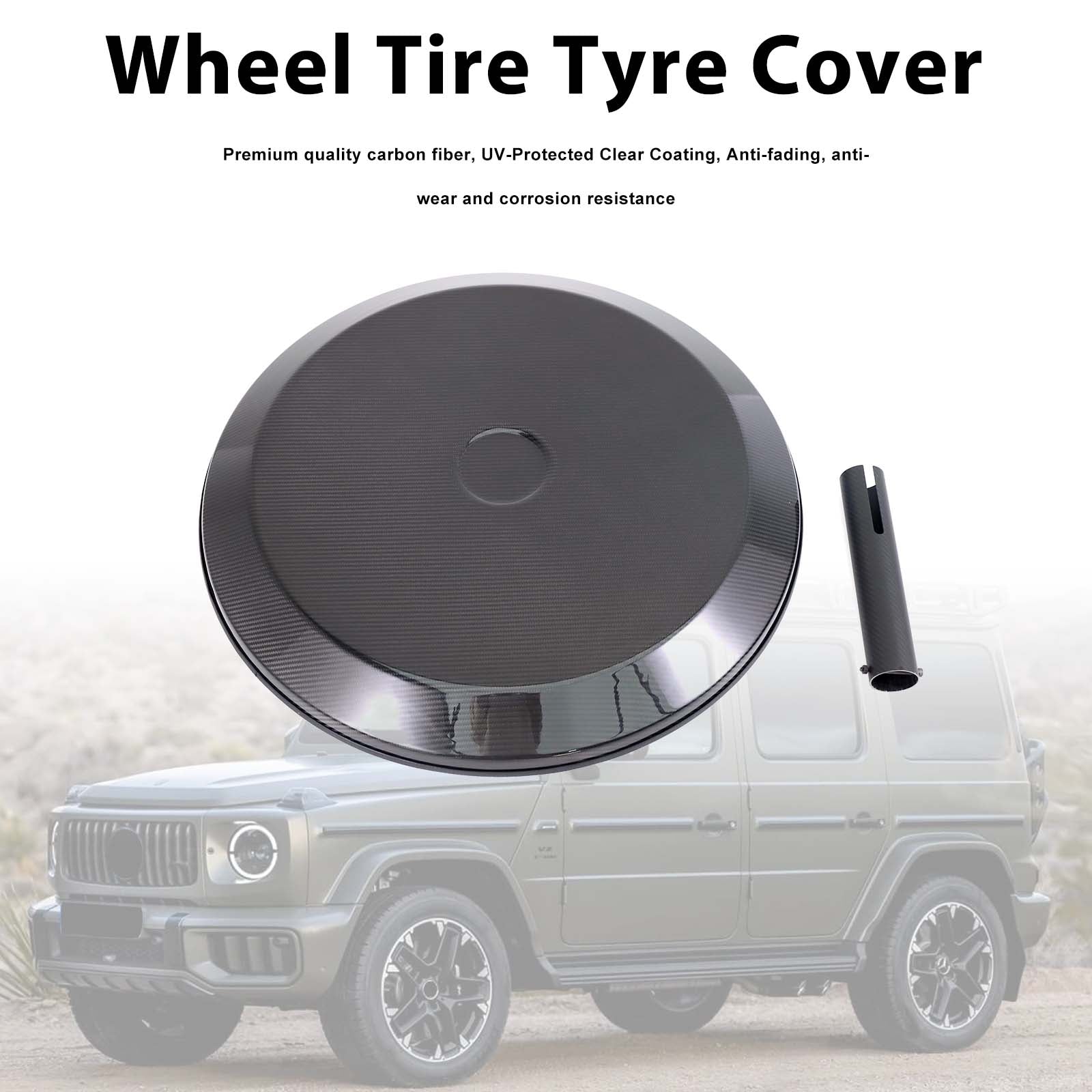 Spare Tire Tyre waterproof Cover Wheel Protector Pour Benz W463A W464 W465 2019+