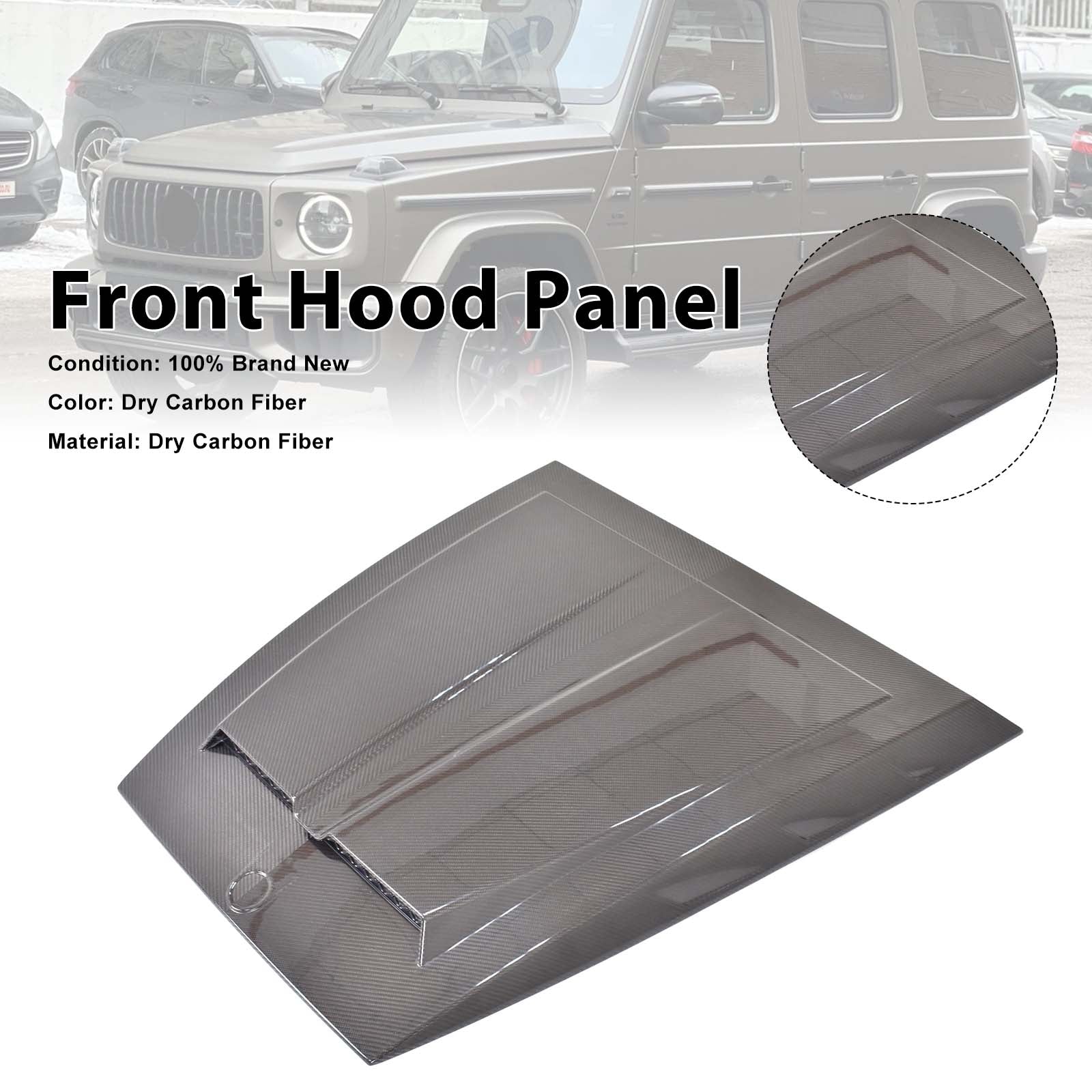 Front Hood Panel Pour Mercedes Benz G-Class W464 W465 2019+ Upgrade Brabus Style