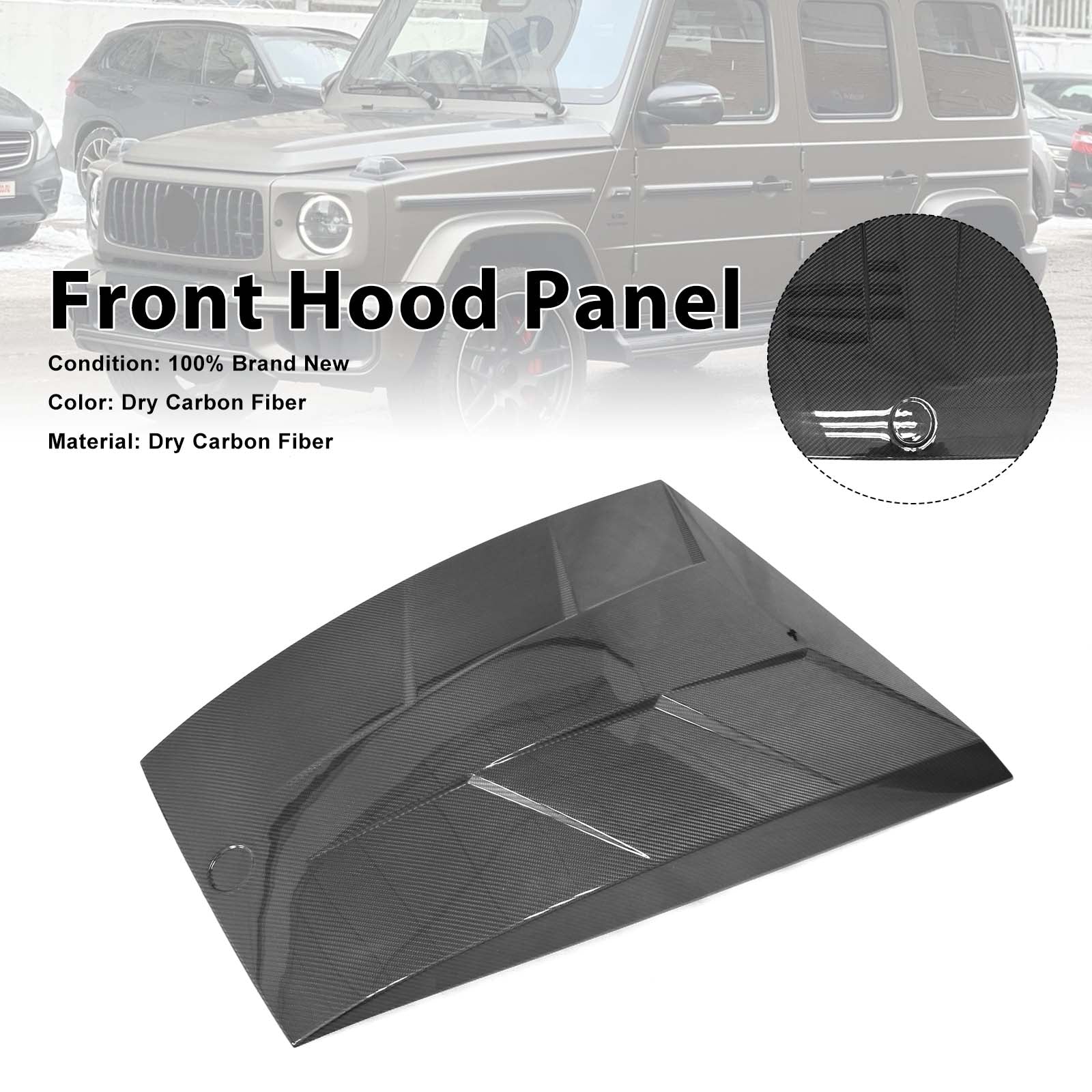 Carbon Fiber Front Hood Panel Pour Mercedes Benz G-Class W464 W465 2019+