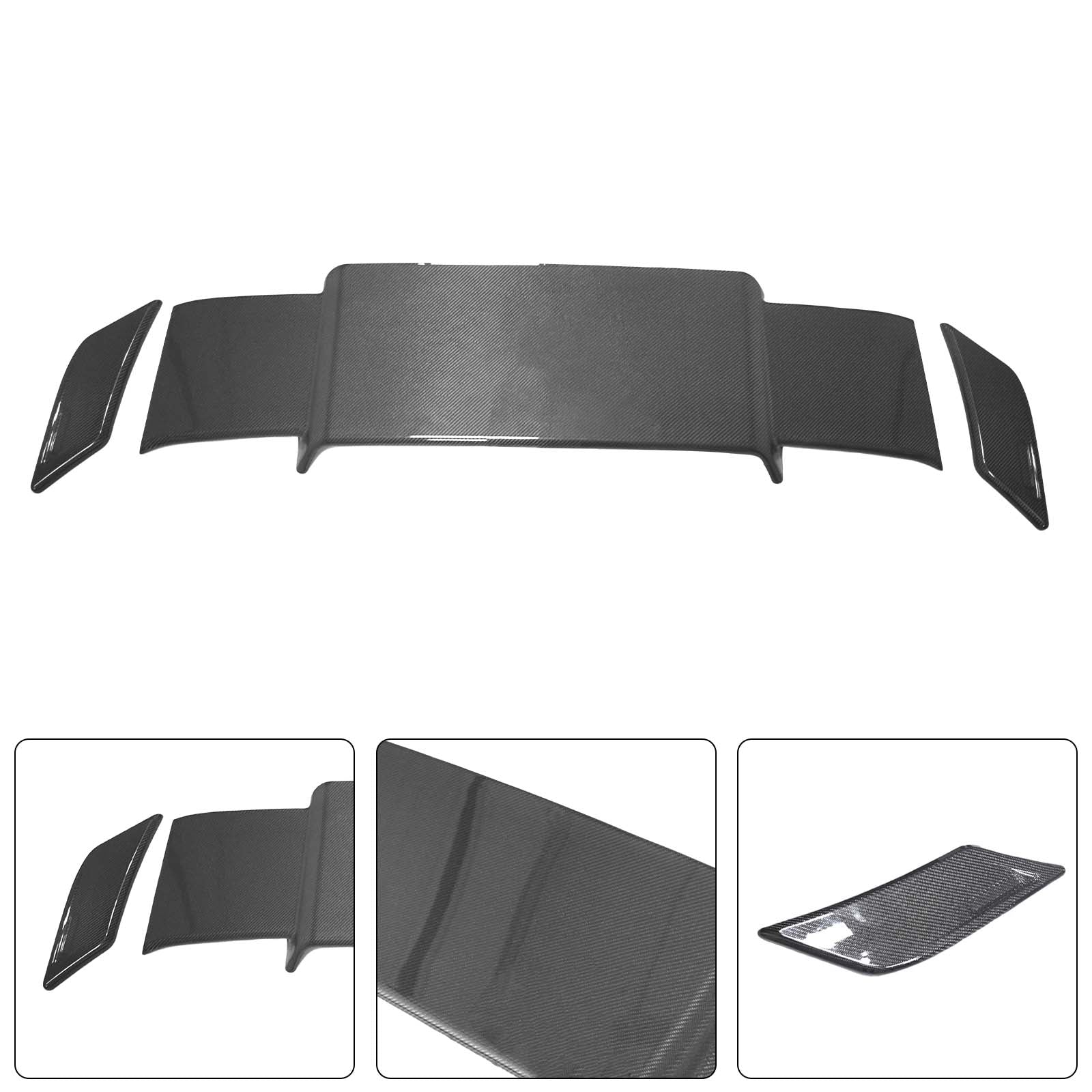 Carbon Fiber Rear Roof Spoiler Wing Pour Benz W463A W464 2019-2023 Brabus Style