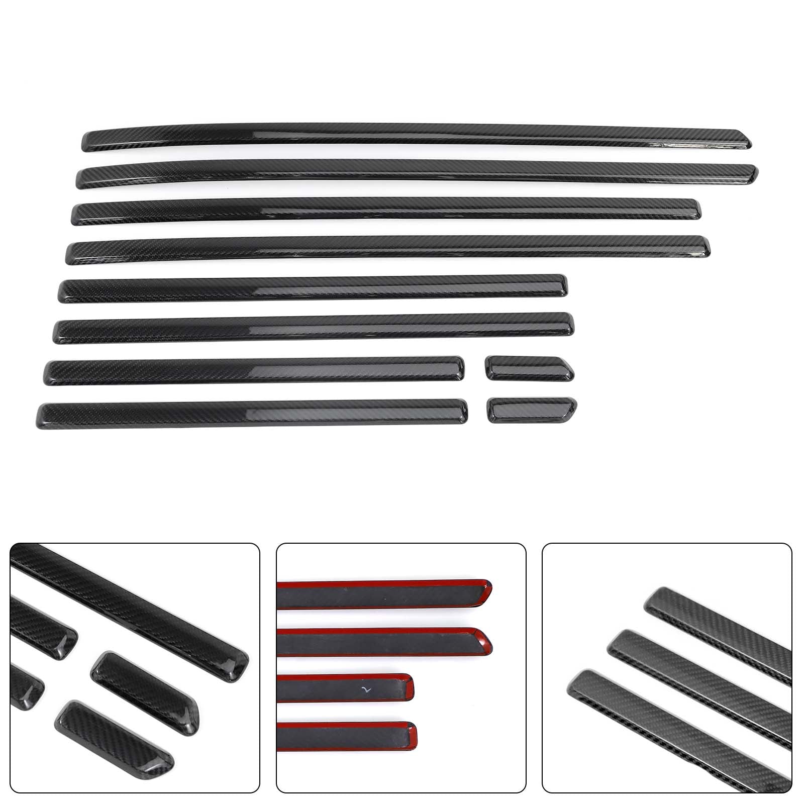 DRY CF Door Body Side Molding Trim Pour Benz G Class W464 W465 2019-2026