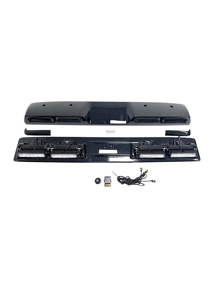 Brabus Style Front Roof Spoiler Wing Pour Benz G-Class W464 2019-2023 W/Led