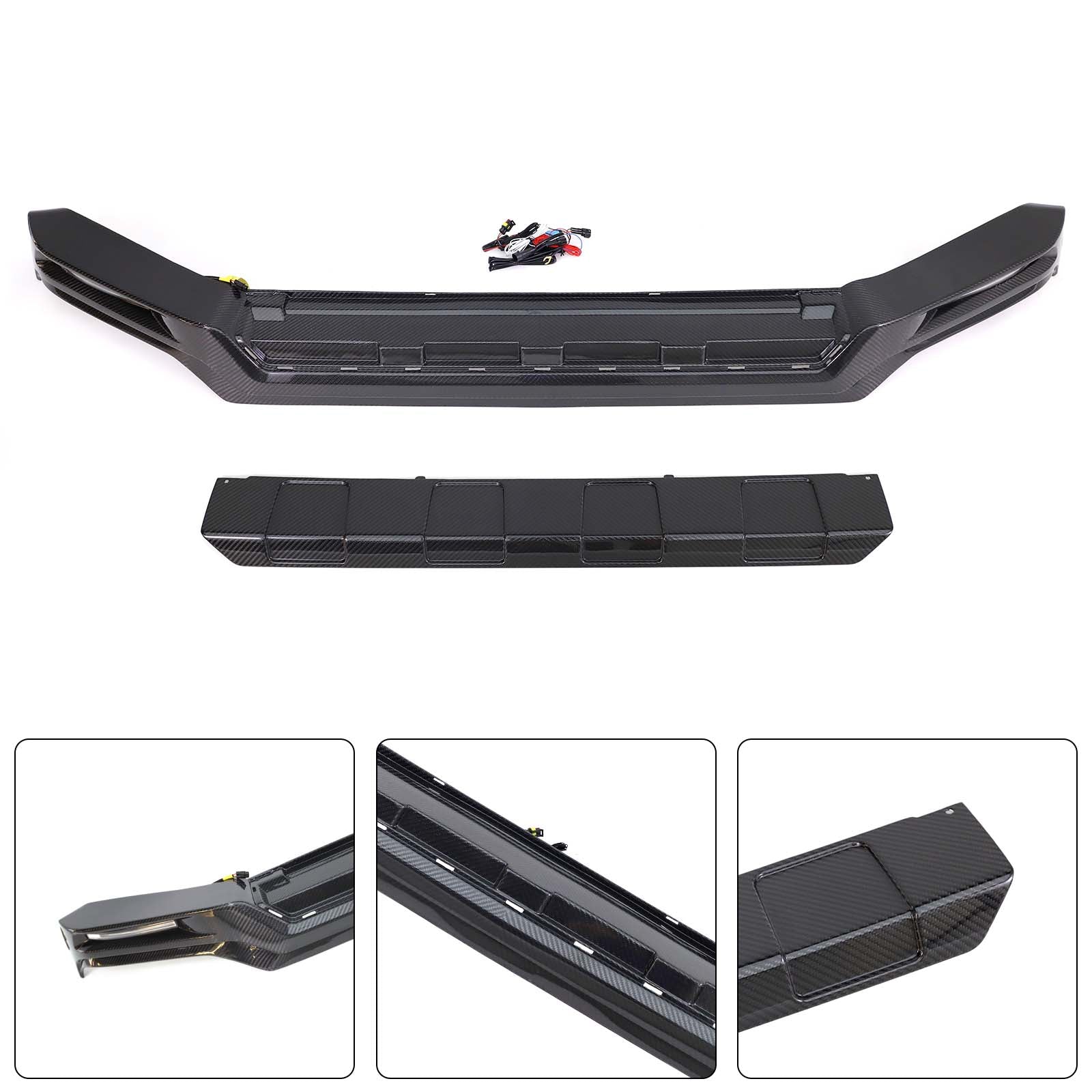 Carbon Fiber Front Bumper Lip Pour Mercedes Benz G-Class W464 W463A 2019-2023