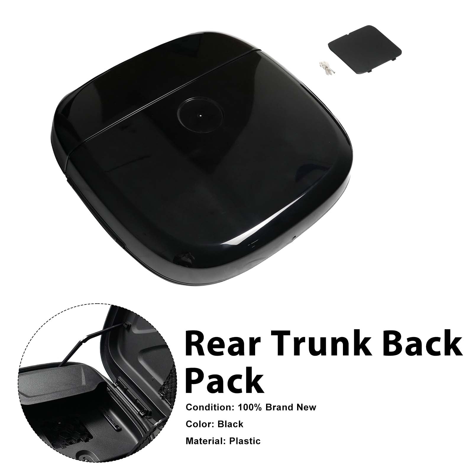 Black Rear Design Box Trunk Back Pack Pour Mercedes Benz G Class W463 W464 W465