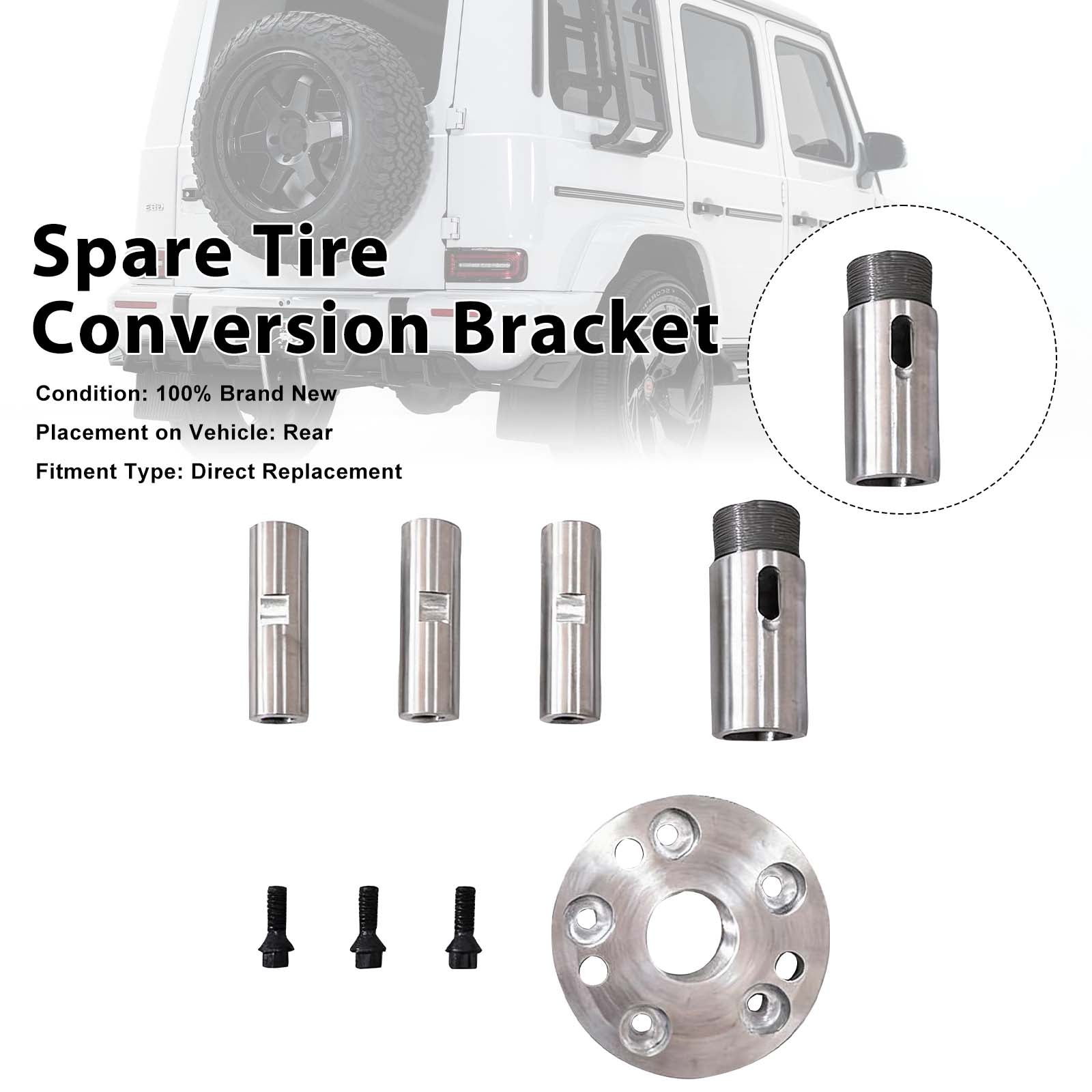 Spare Tire Conversion Bracket Flip Mount Pour Mercedes Benz W464 W465 2019+