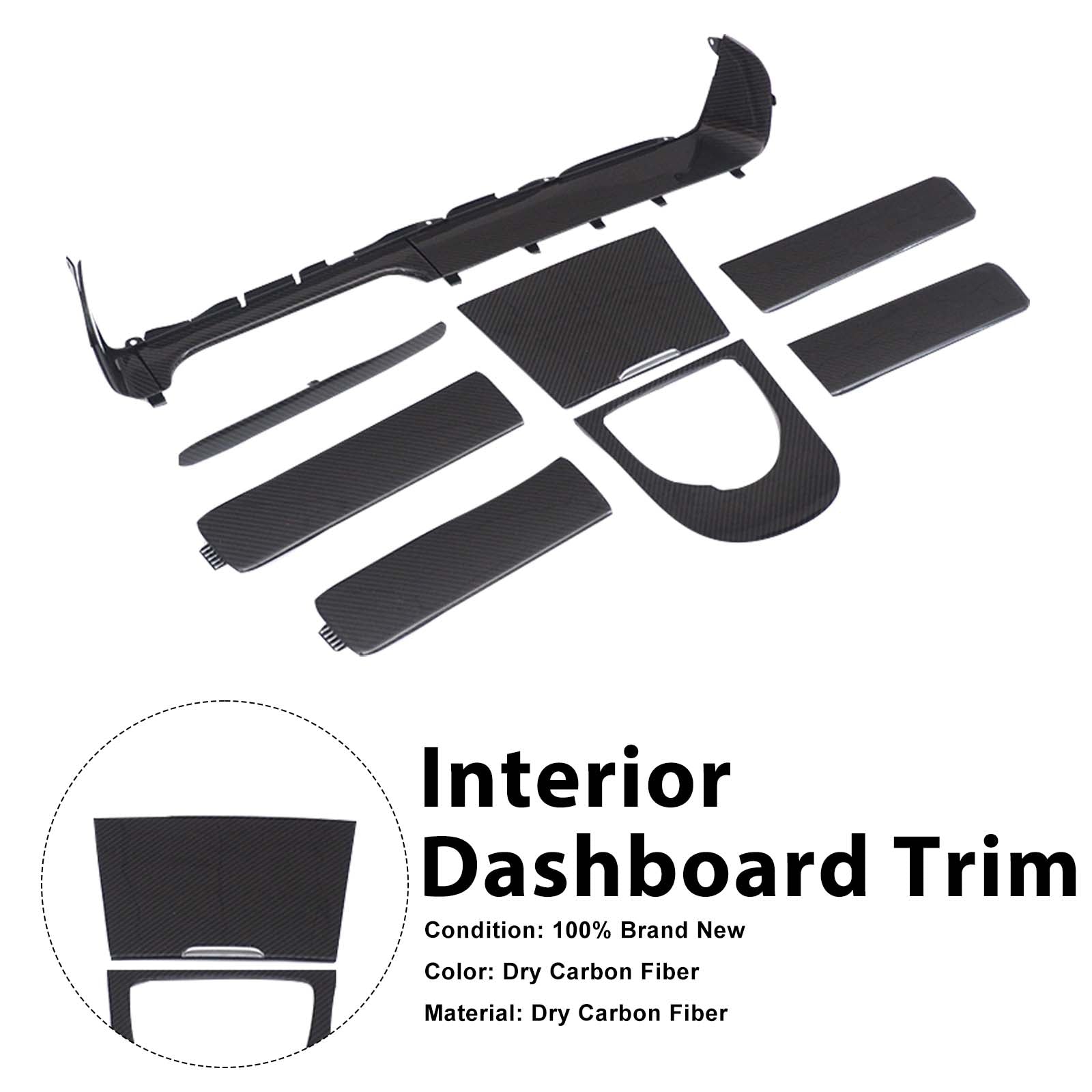 Dry Carbon Interior Dashboard Trim Pour Benz G-Class W463A W464 2019-2023