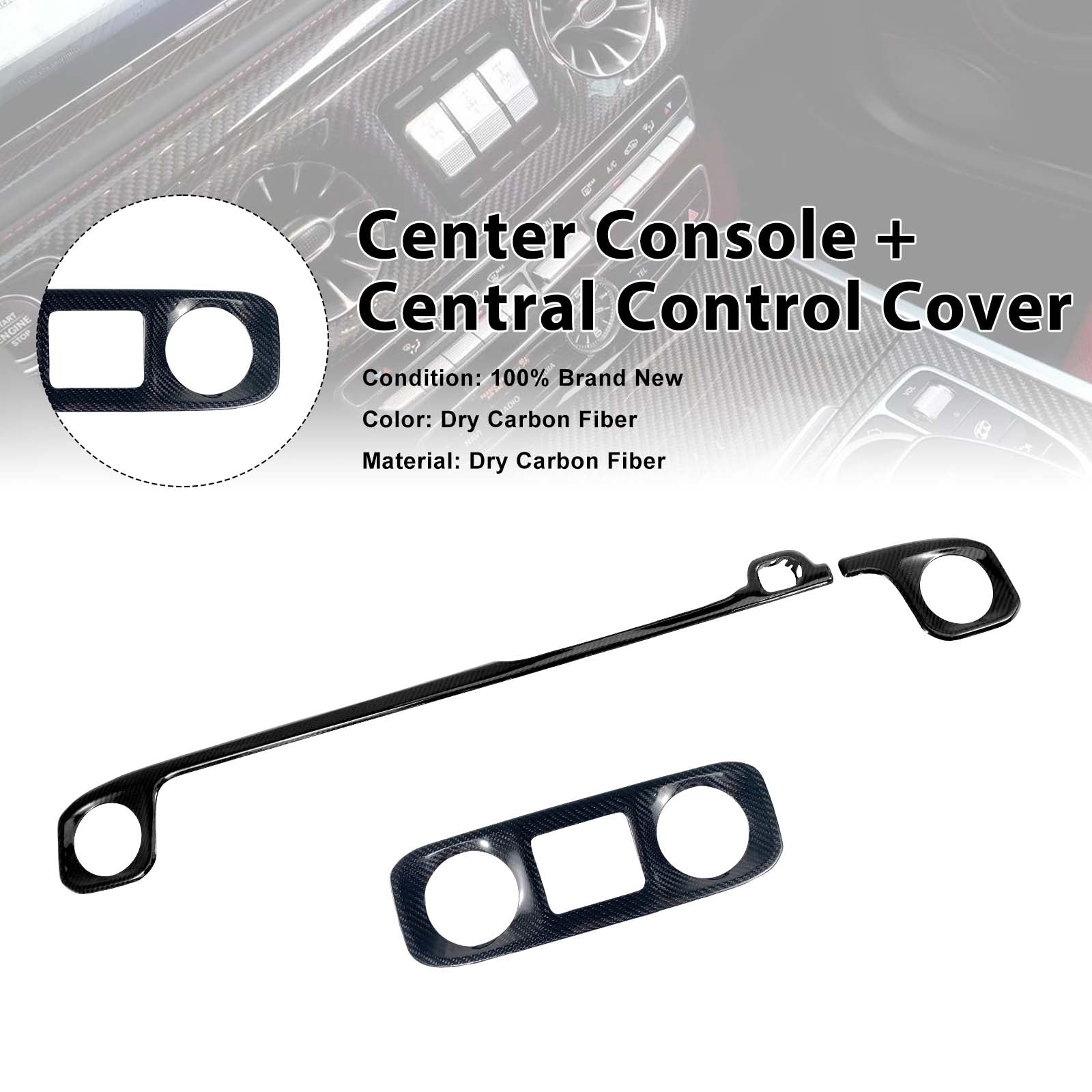 Center Console + Central Control Cover Pour Benz G-Class W463A W464 2019-2023