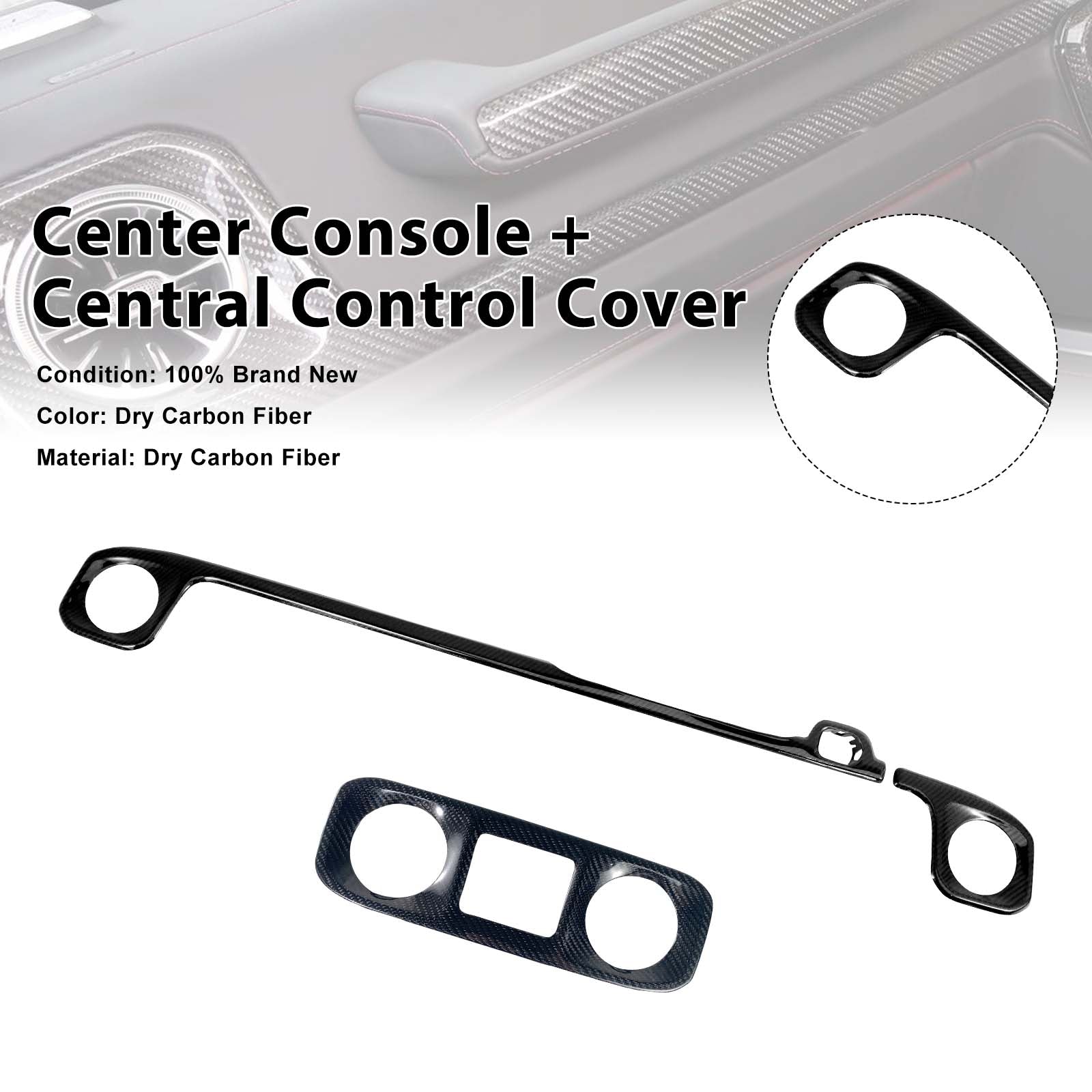 Center Console + Central Control Cover Pour Benz G-Class W463A W464 2019-2023