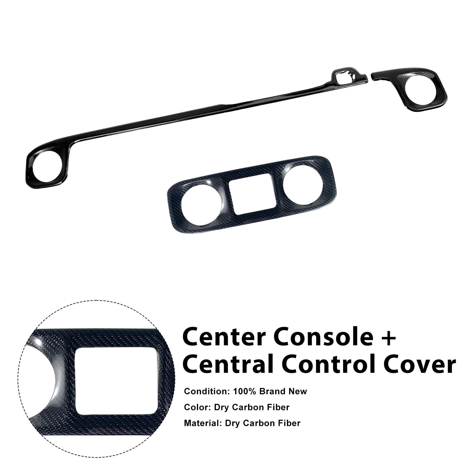 Center Console + Central Control Cover Pour Benz G-Class W463A W464 2019-2023