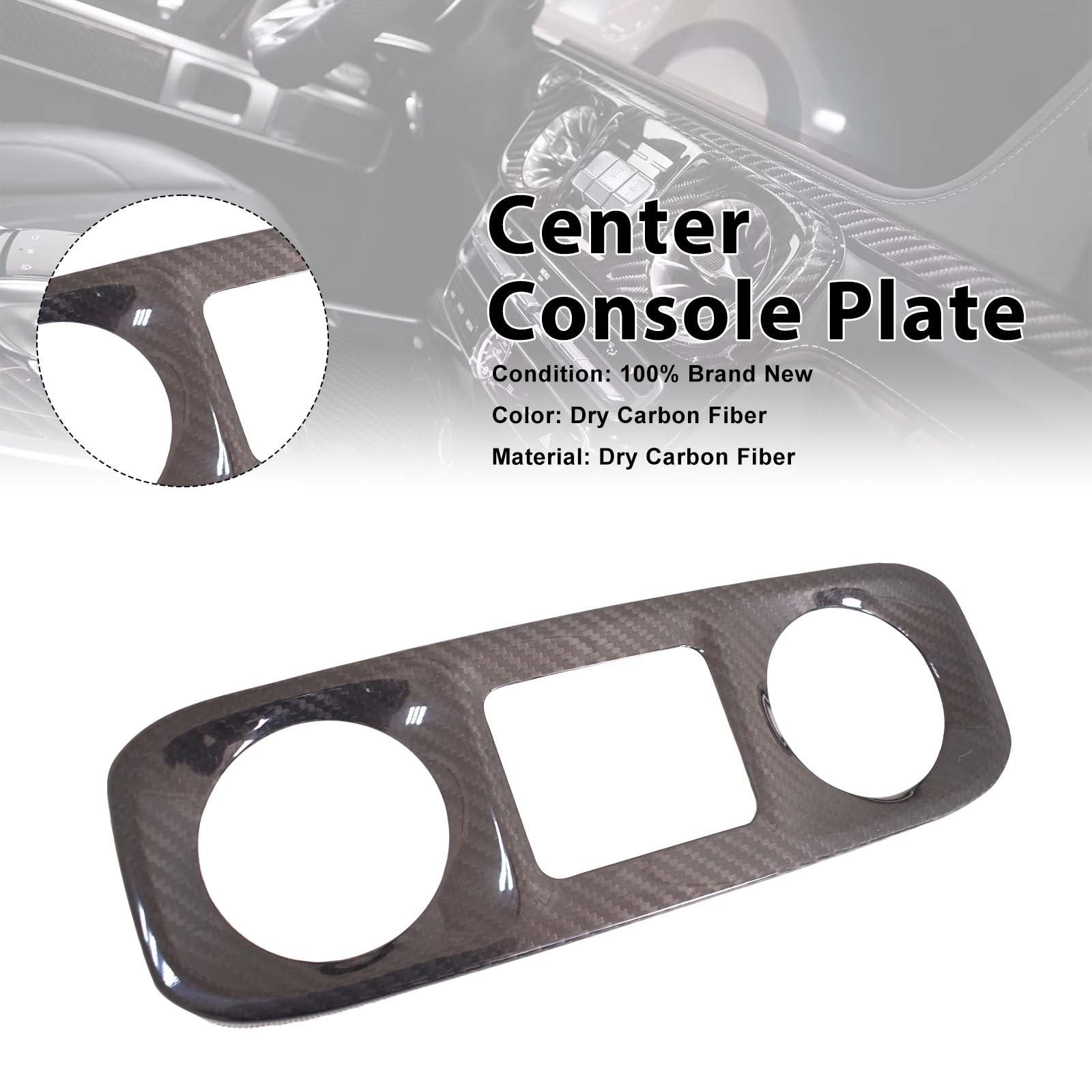Carbon Fiber Center Console Plate Pour Benz G-Class W463A W464 2019-2023