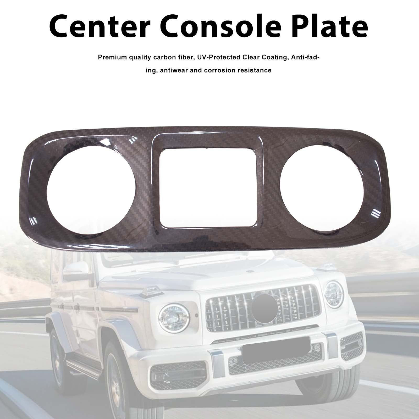 Carbon Fiber Center Console Plate Pour Benz G-Class W463A W464 2019-2023