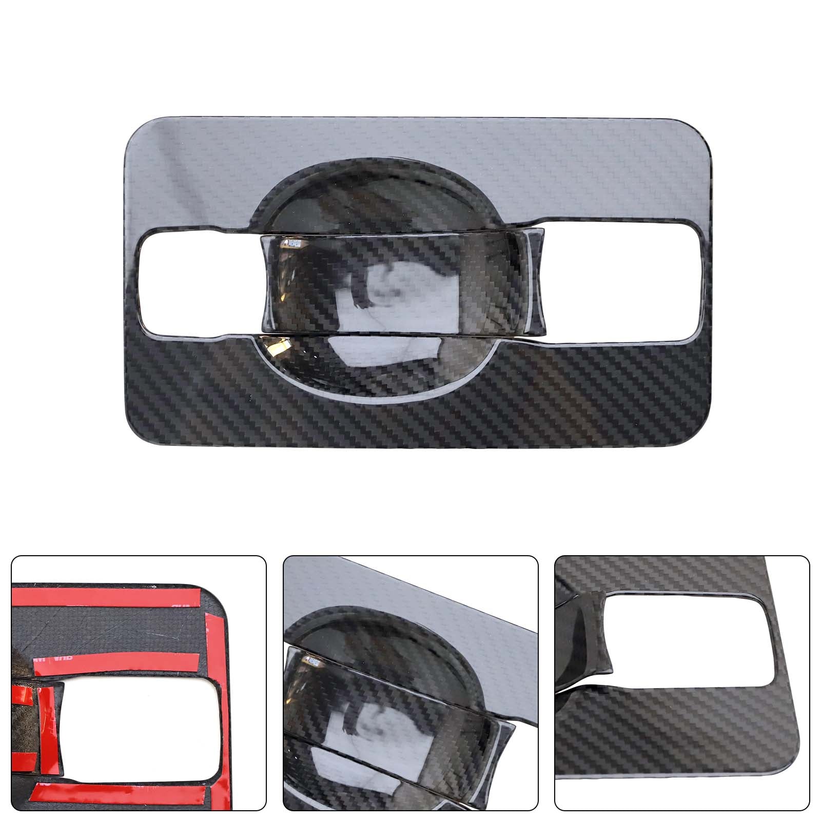 Carbon Fiber Door Trunk Handle Bowl Cover Pour Mercedes G-Class W464 2019-2023