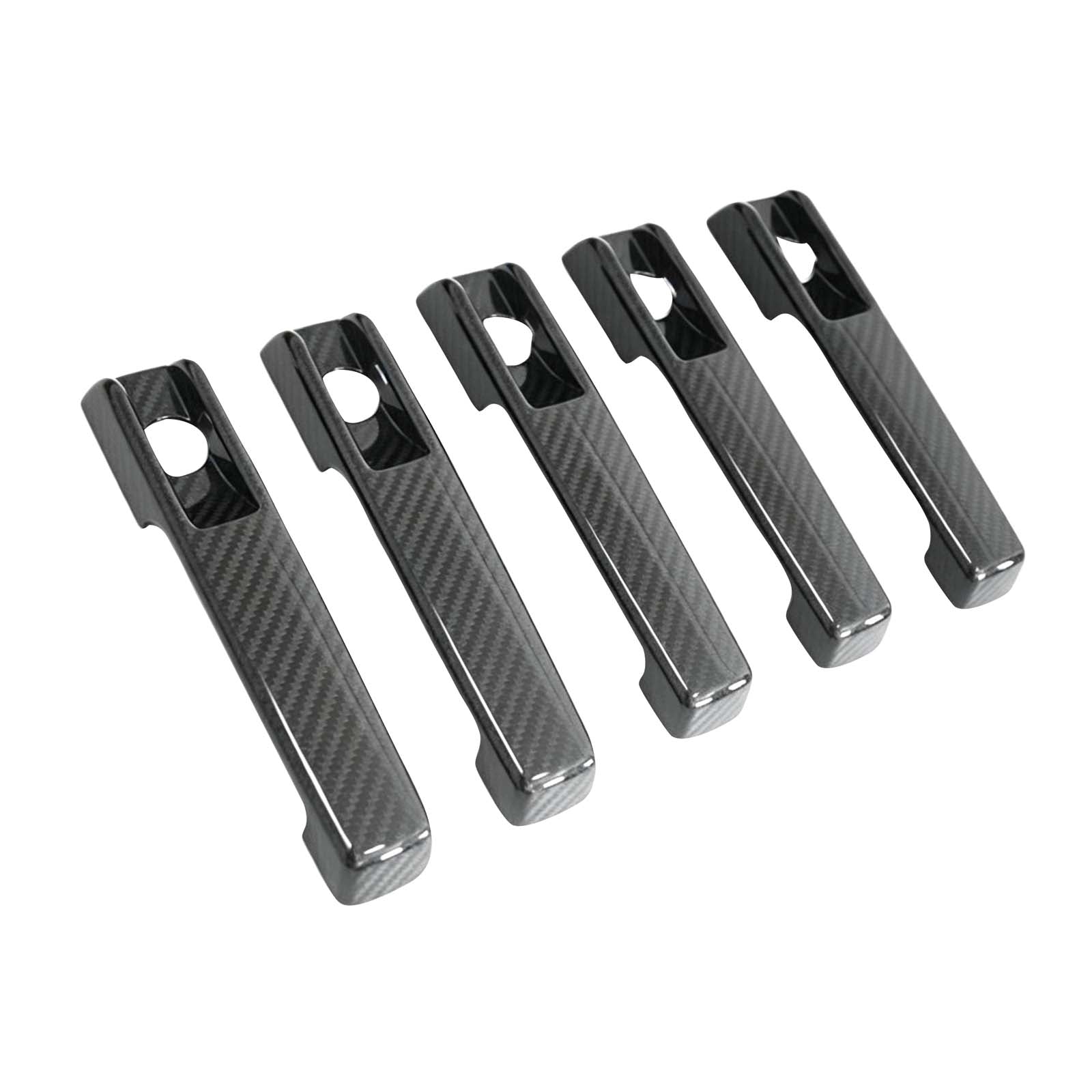 5PCS Dry Carbon Door Handle Cover Trim Pour Benz G Class W463A W464 2019-2023