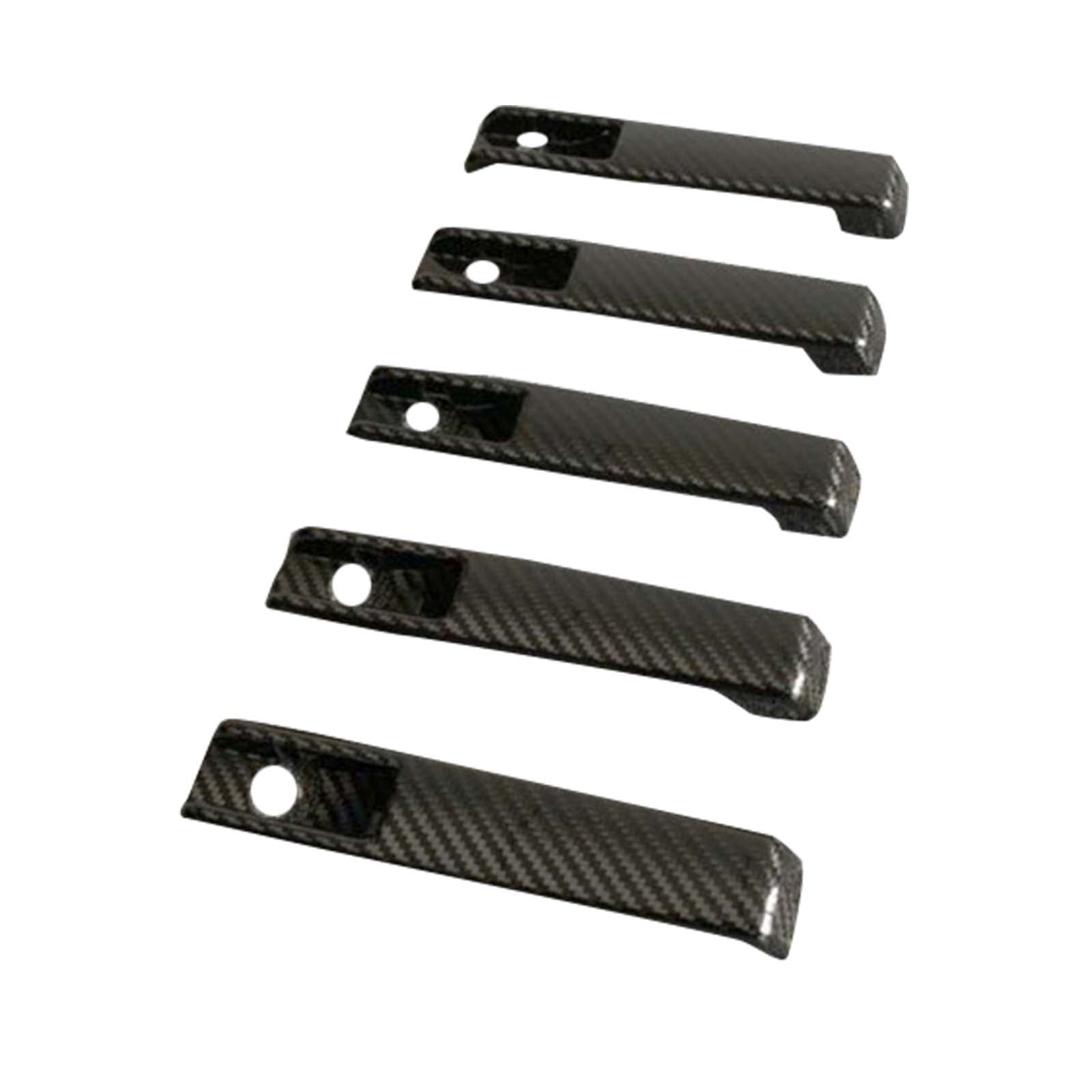 5PCS Dry Carbon Door Handle Cover Trim Pour Benz G Class W463A W464 2019-2023