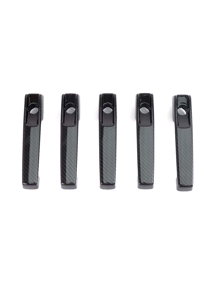 5PCS Carbon Fiber Door Handle Cover Trim Pour Benz G Class W463A W464 2019-2023