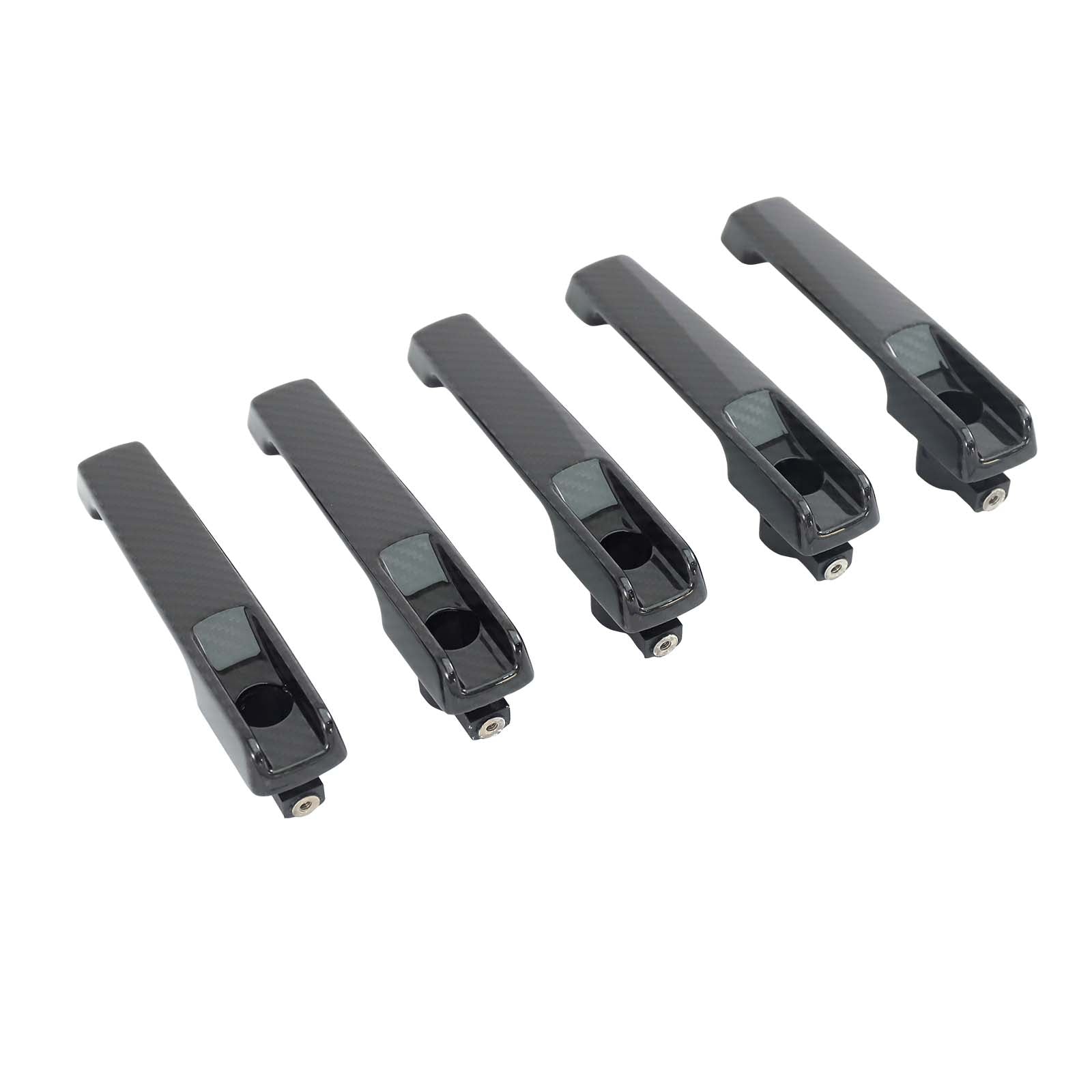 5PCS Carbon Fiber Door Handle Cover Trim Pour Benz G Class W463A W464 2019-2023