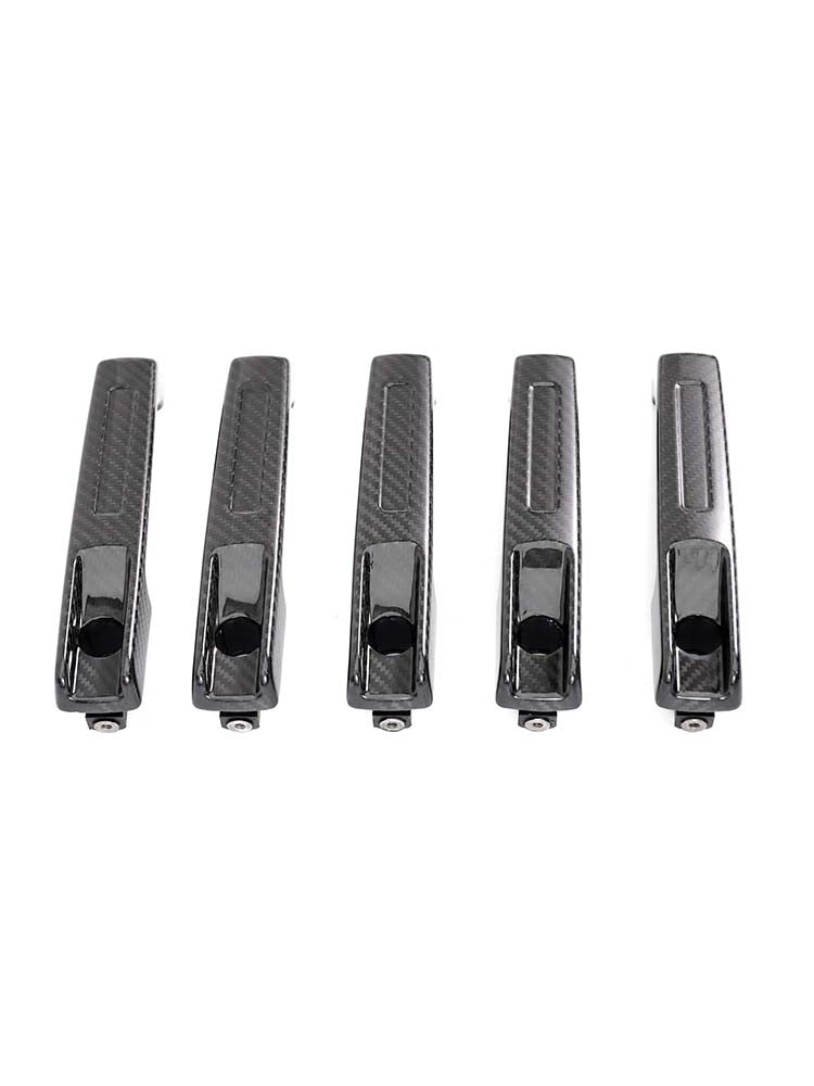 5PCS Carbon Fiber Door Handle Cover Trim Pour Mercedes G Class W464 2019-2023