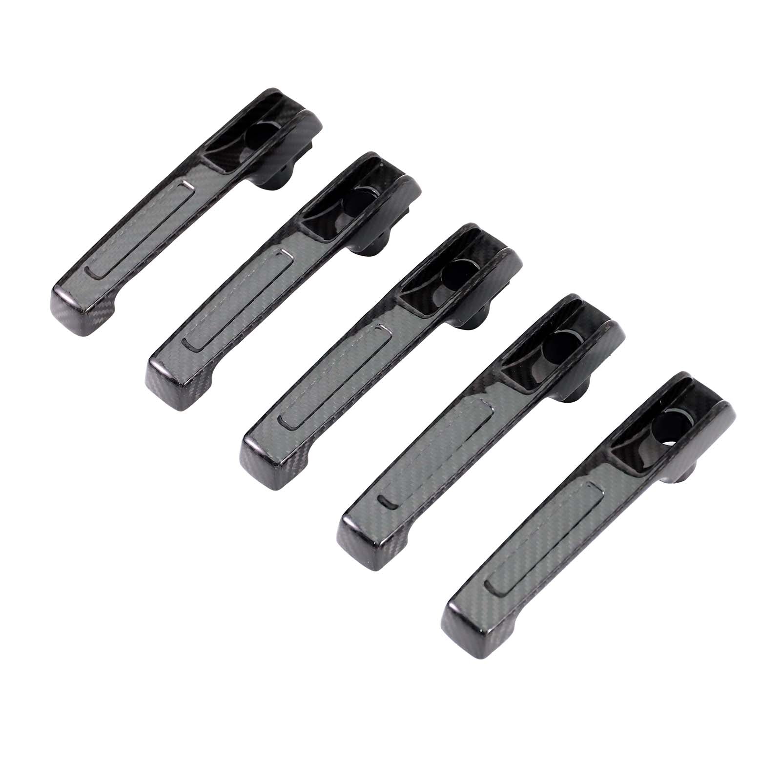 5PCS Carbon Fiber Door Handle Cover Trim Pour Mercedes G Class W464 2019-2023