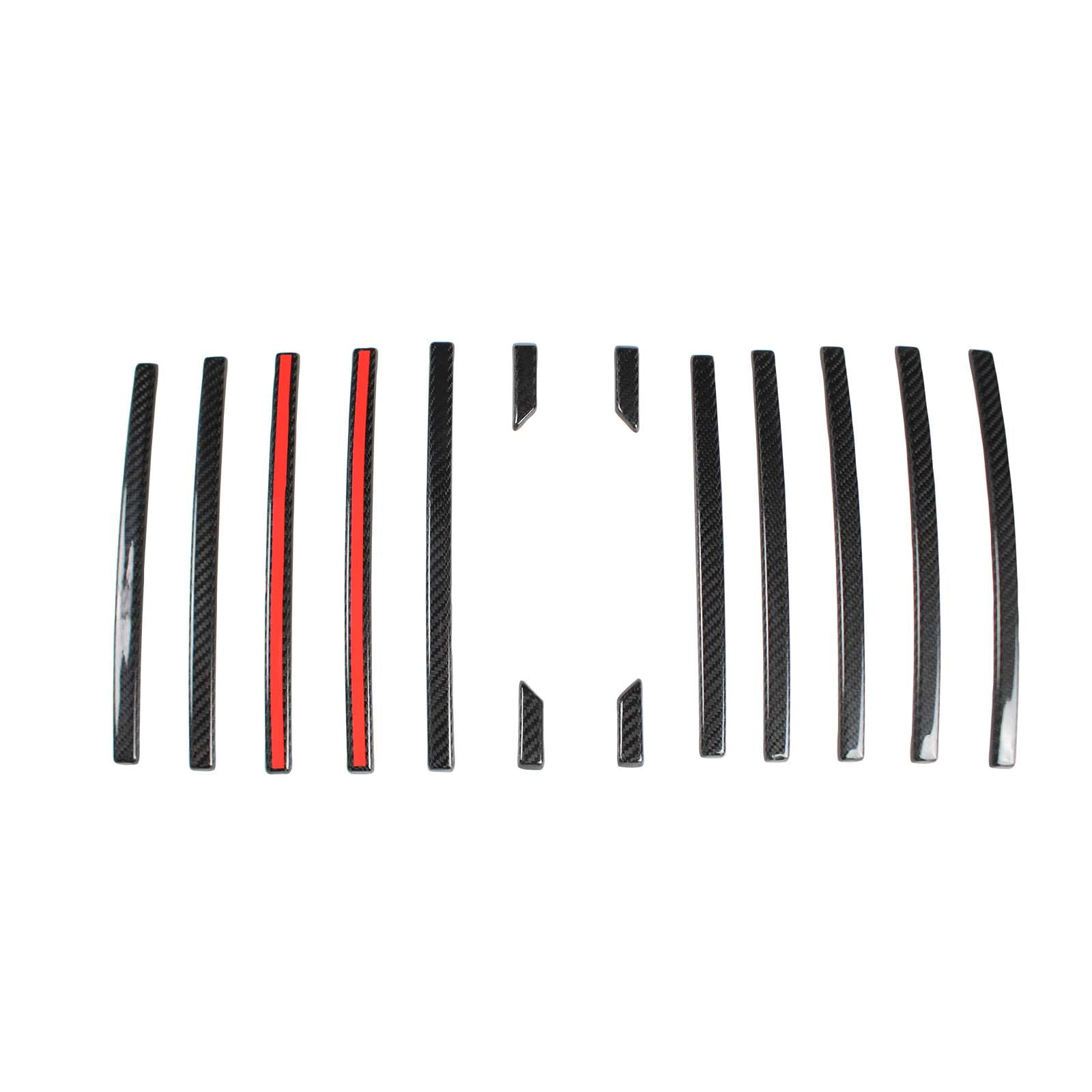 Carbon Fiber Front Grille Trim Cover Pour Mercedes G Class W464 G63 2019-2023