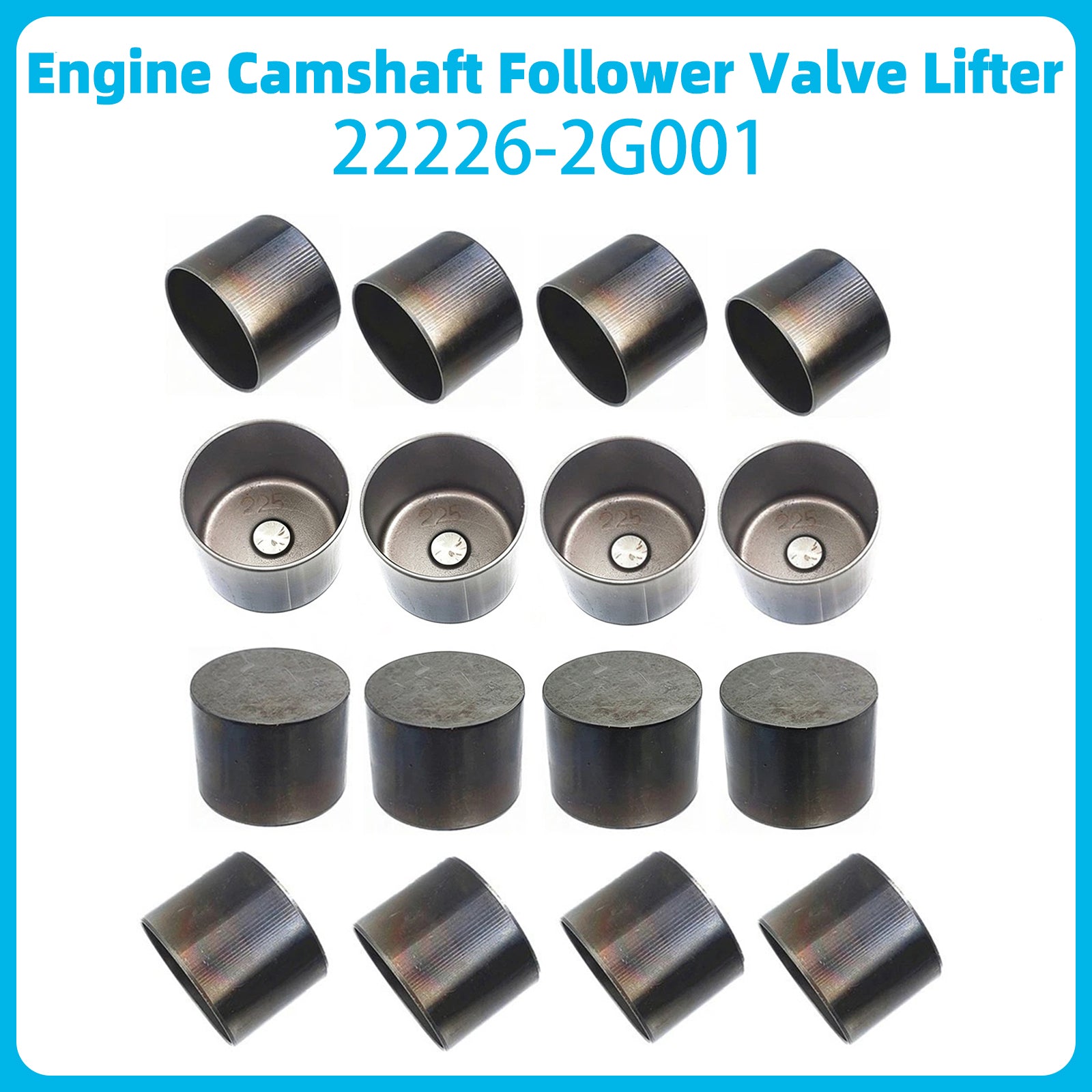 16X Poussoir suiveur arbre à cames moteur Pour Hyundai Sonata 222262G001