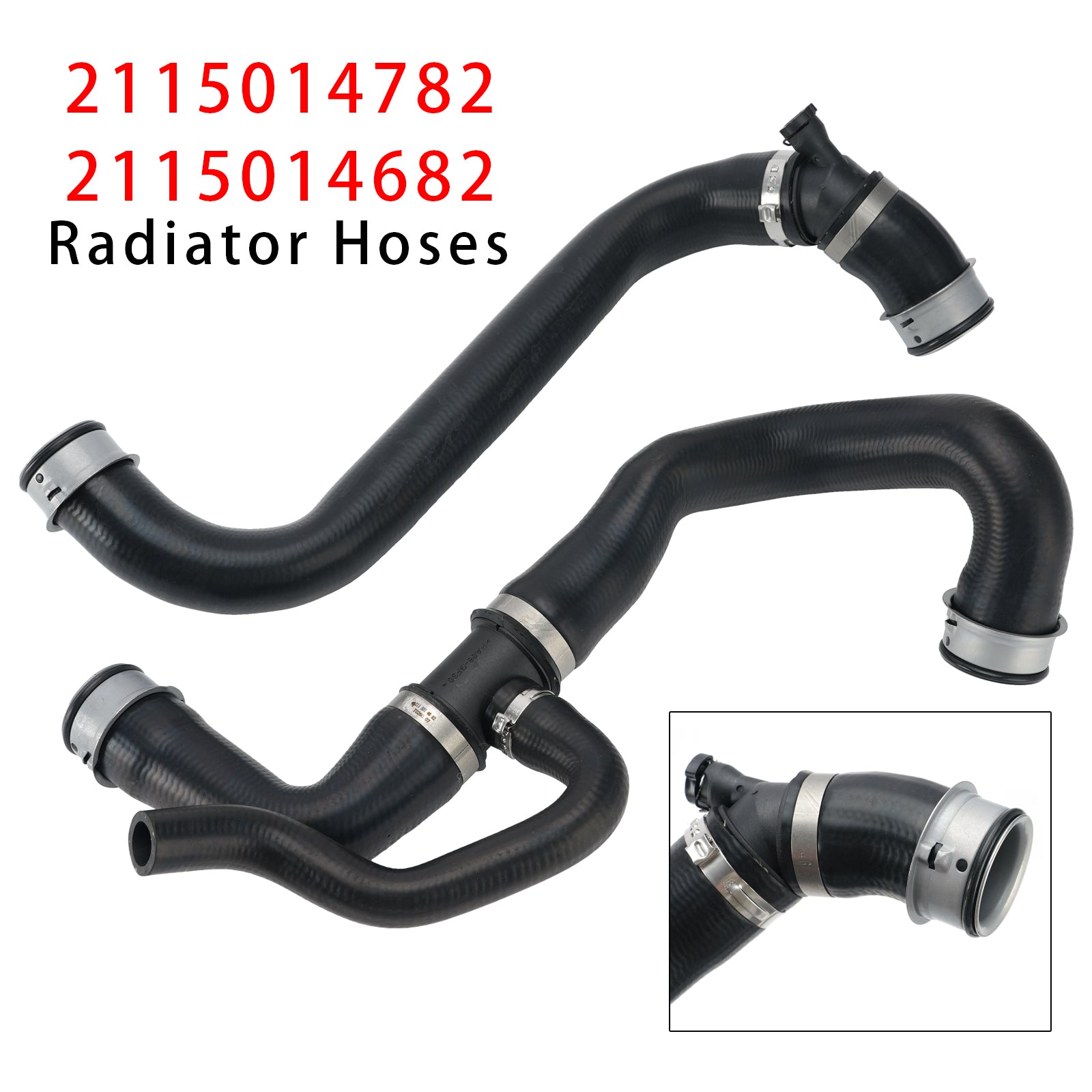 Tuyaux de Radiateur Supérieur+Inférieur Moulés Pour Mercedes S211 W211 E350 2006