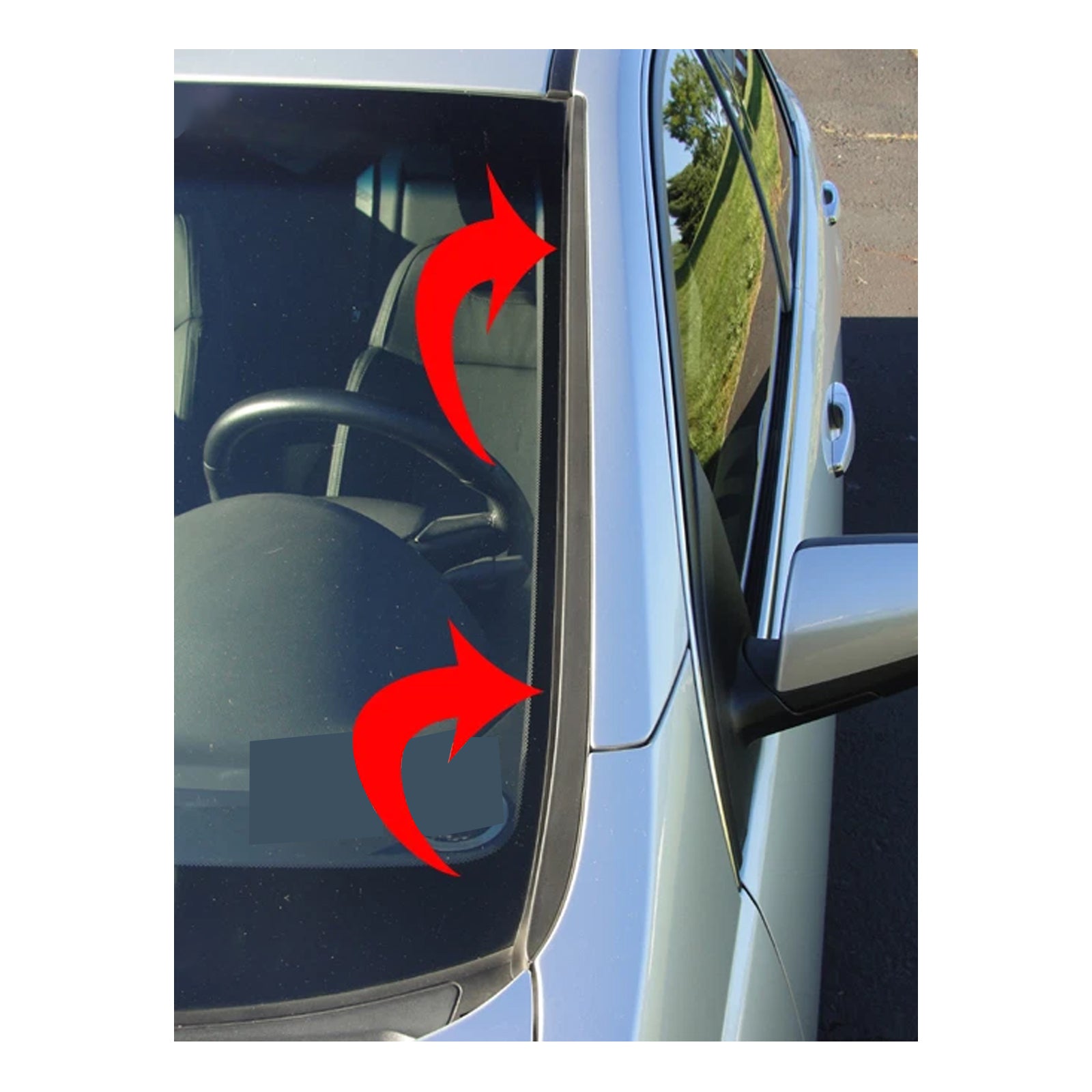 2PCS Moulure en Caoutchouc de Pare-Brise Avant Pour Pontiac G8 GT GXP 2008-2009