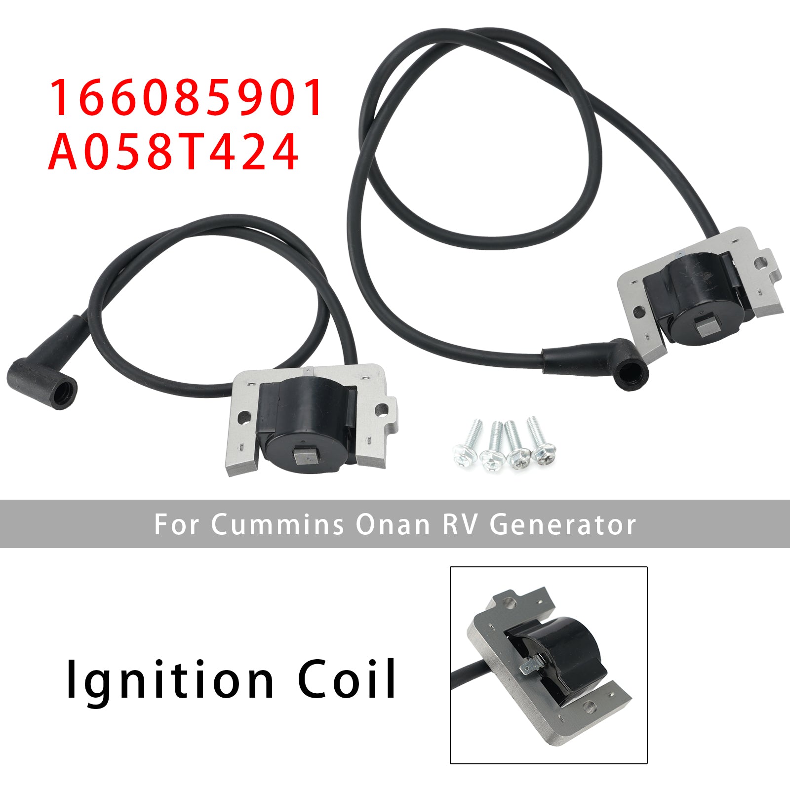 21" 166-0859-02 30" 166-0859-01 Kit de Bobines d'Allumage Pour Générateur
