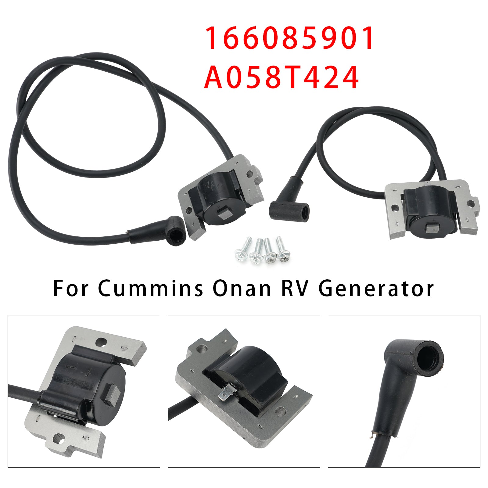 21" 166-0859-02 30" 166-0859-01 Kit de Bobines d'Allumage Pour Générateur