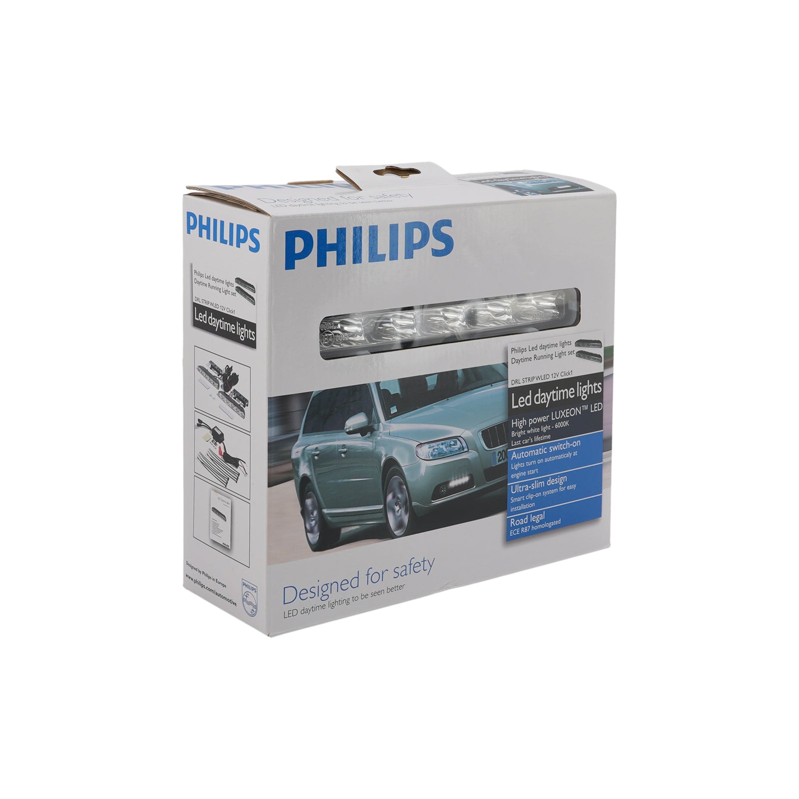 Feu jour LED Universel pour automobile 5 Puces LED 6000K Pour PHILIPS YS12810