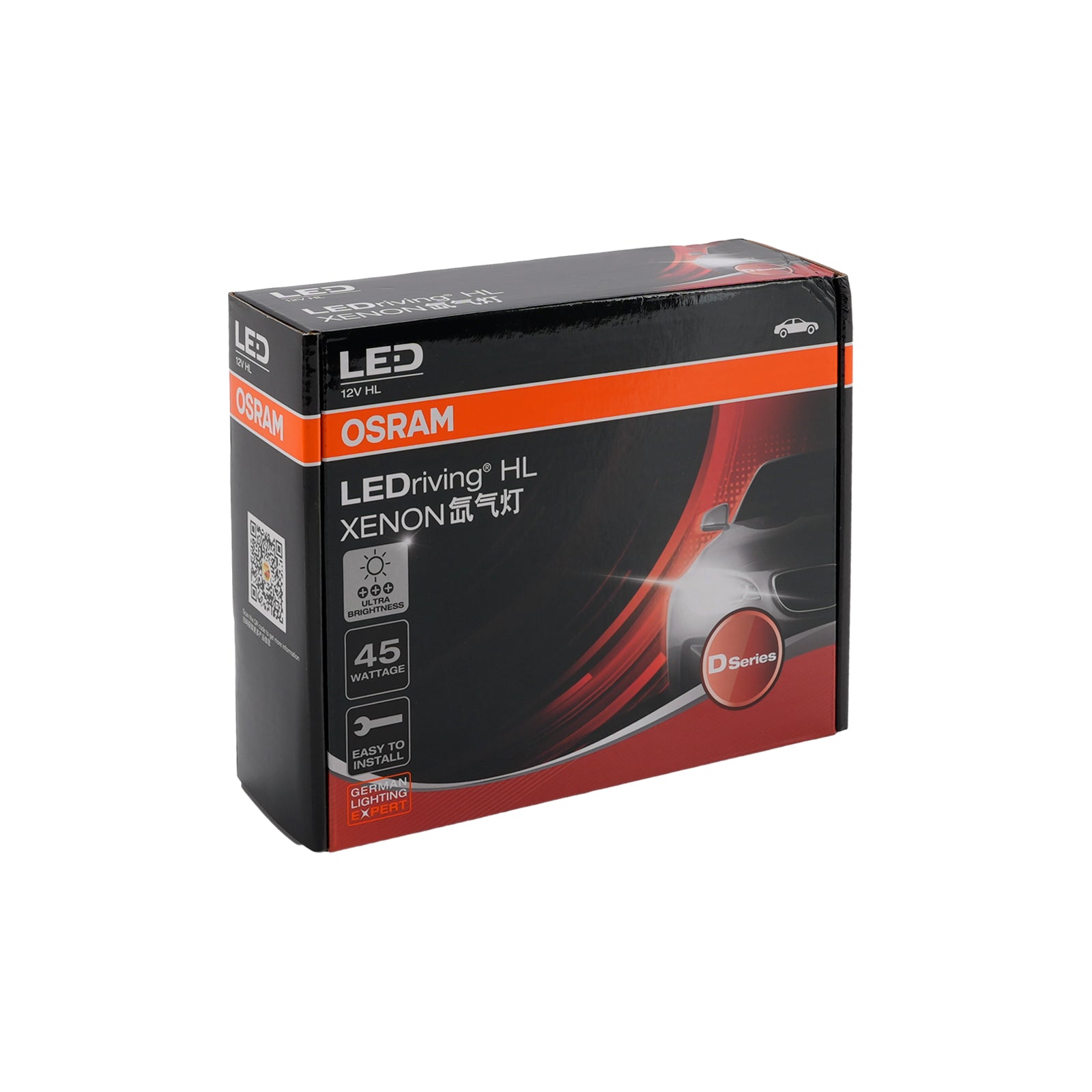 Kit Ampoule LED Phare Feu Route Croisement D4S 42V 45W 6000K Pour OSRAM 166440CW