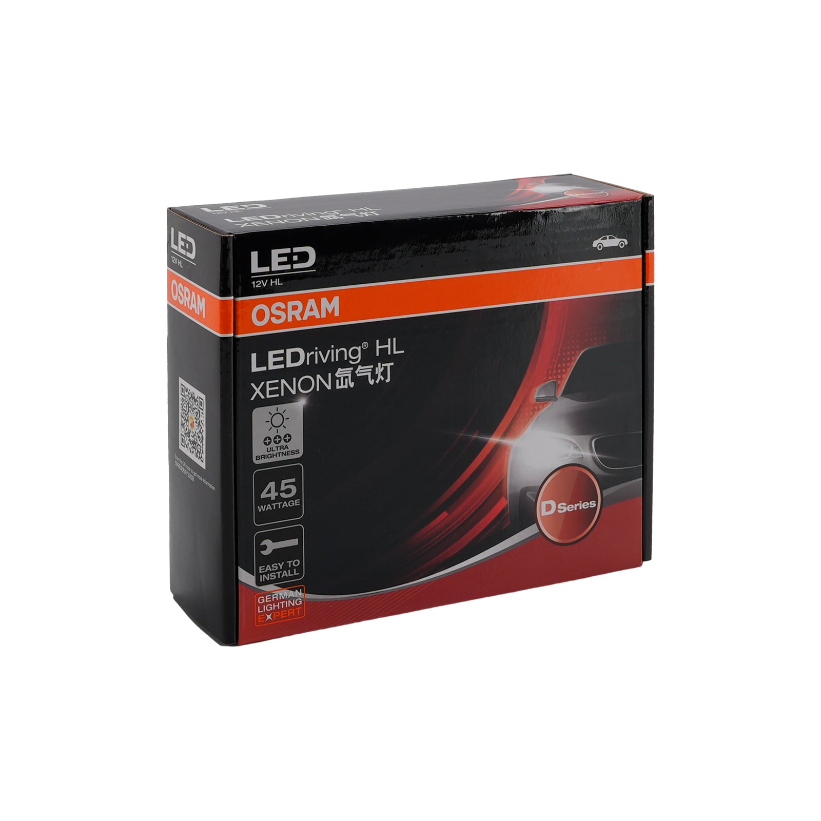 Kit Ampoule LED Phare Feu Route Croisement D2S 85V 45W 6000K Pour OSRAM 166240CW