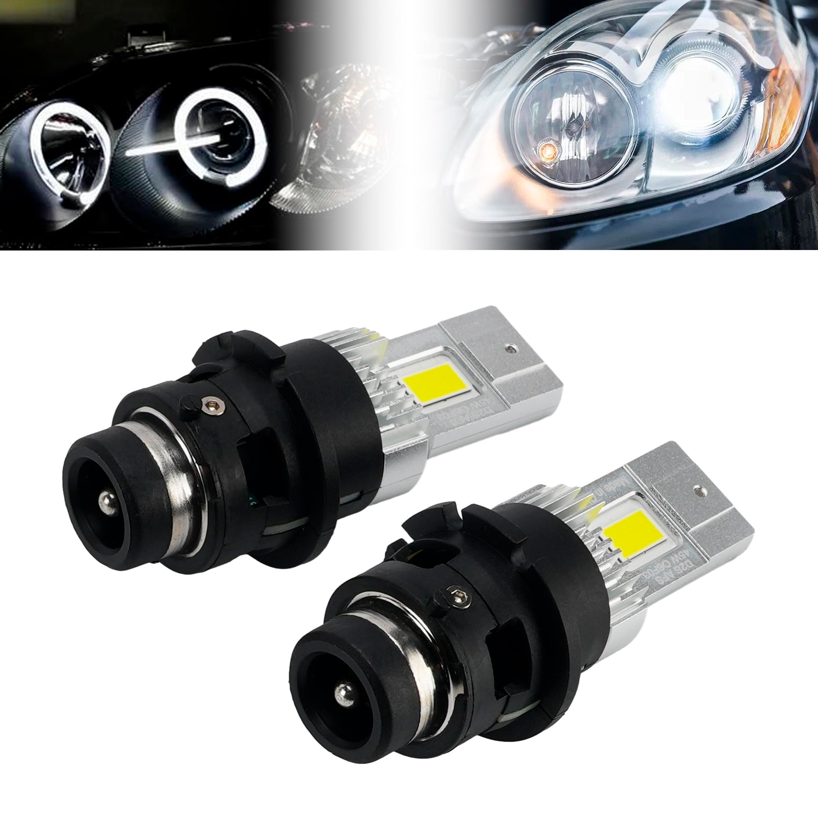 Kit Ampoule LED Phare Feu Route Croisement D2S 85V 45W 6000K Pour OSRAM 166240CW