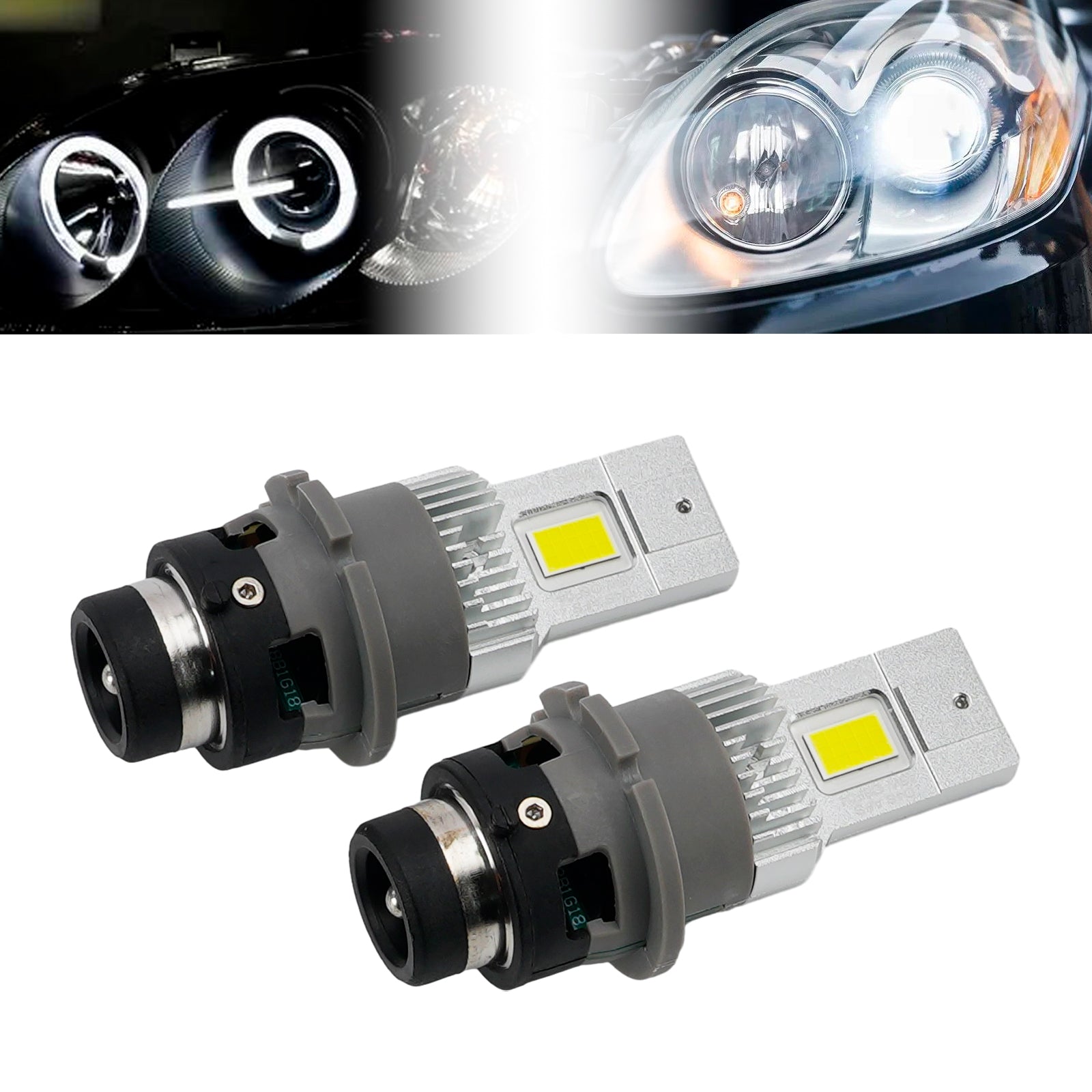 Kit Ampoule LED Phare Feu Route Croisement D4S 42V 45W 6000K Pour OSRAM 166440CW