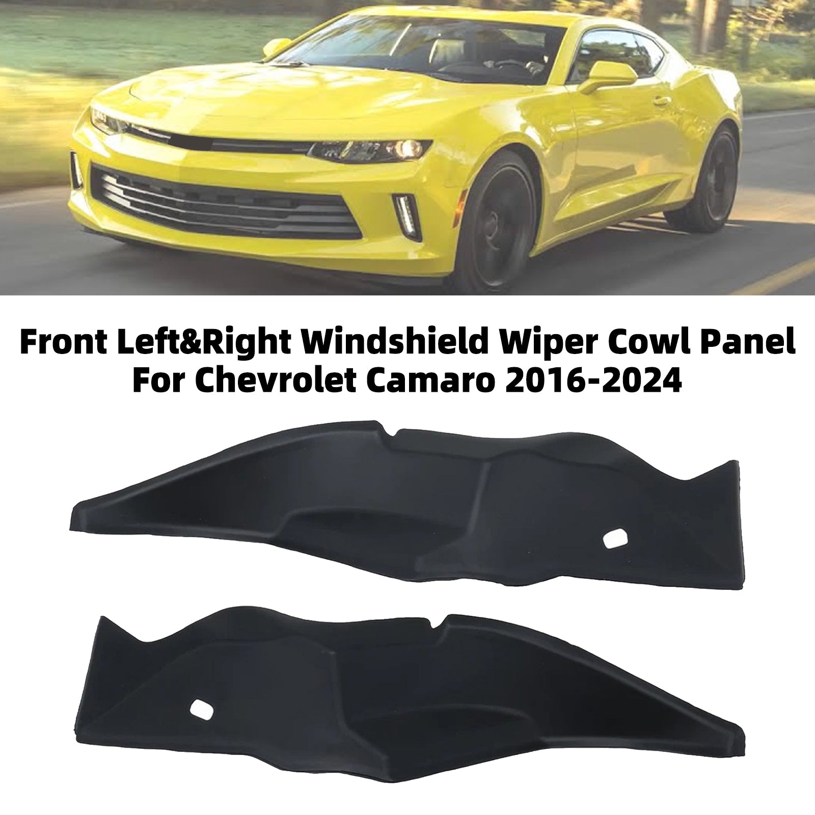 Panneau Déflecteur Pare-Brise Avant Gauche & Droit Pour Chevrolet Camaro 2016-2024