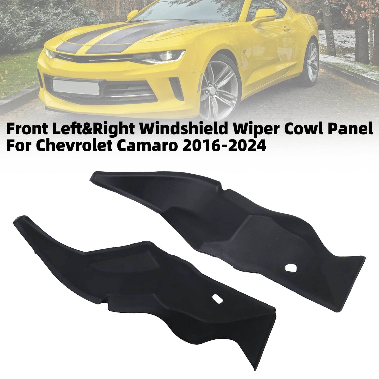 Panneau Déflecteur Pare-Brise Avant Gauche & Droit Pour Chevrolet Camaro 2016-2024