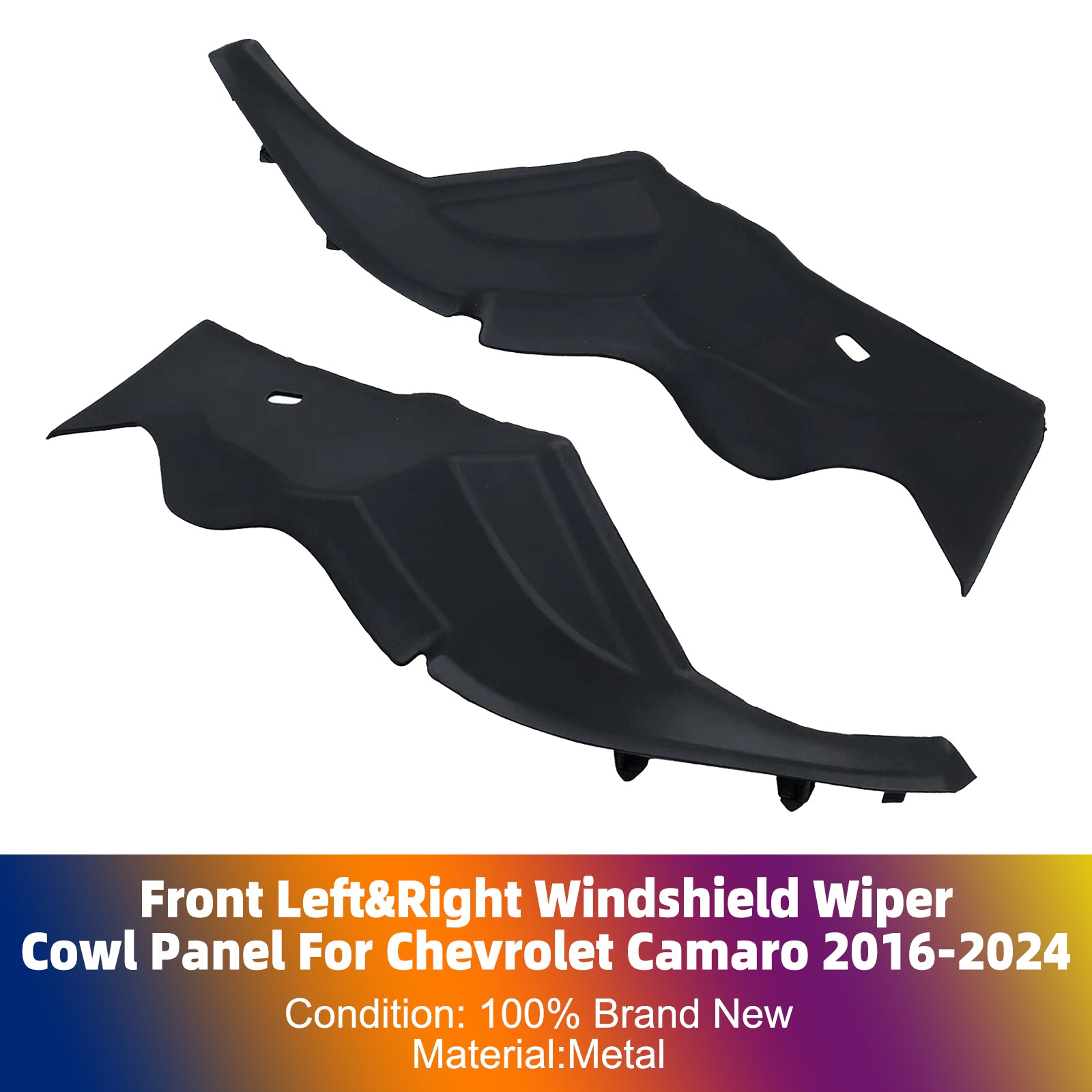 Panneau Déflecteur Pare-Brise Avant Gauche & Droit Pour Chevrolet Camaro 2016-2024