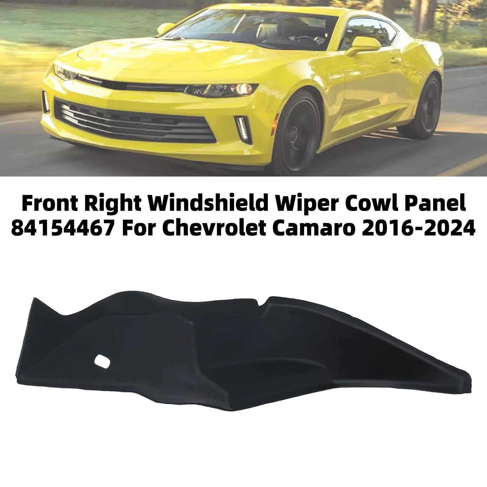 Panneau Déflecteur Pare-Brise Avant Droit 84154467 Pour Chevrolet Camaro